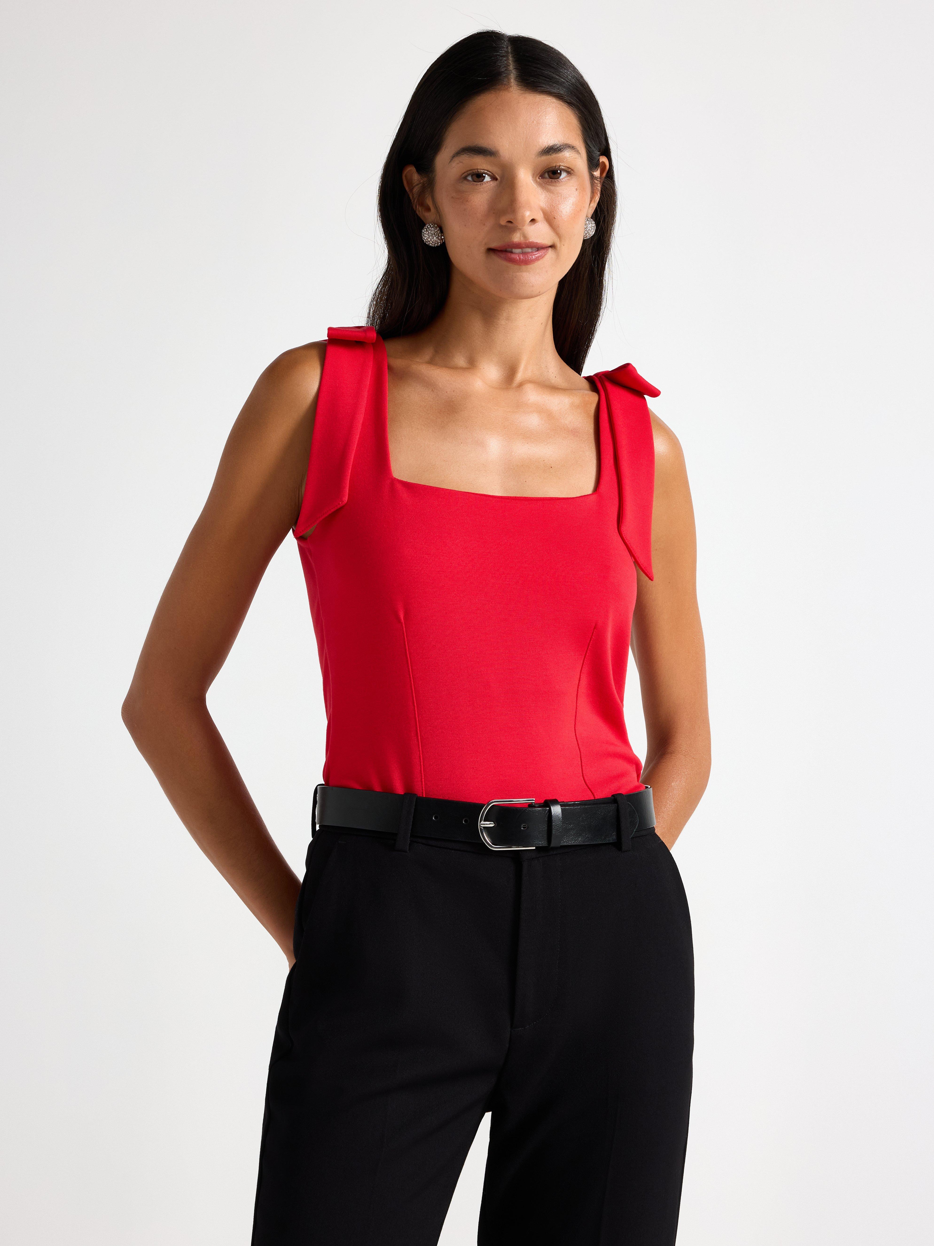 Singlet - Dame - Rød