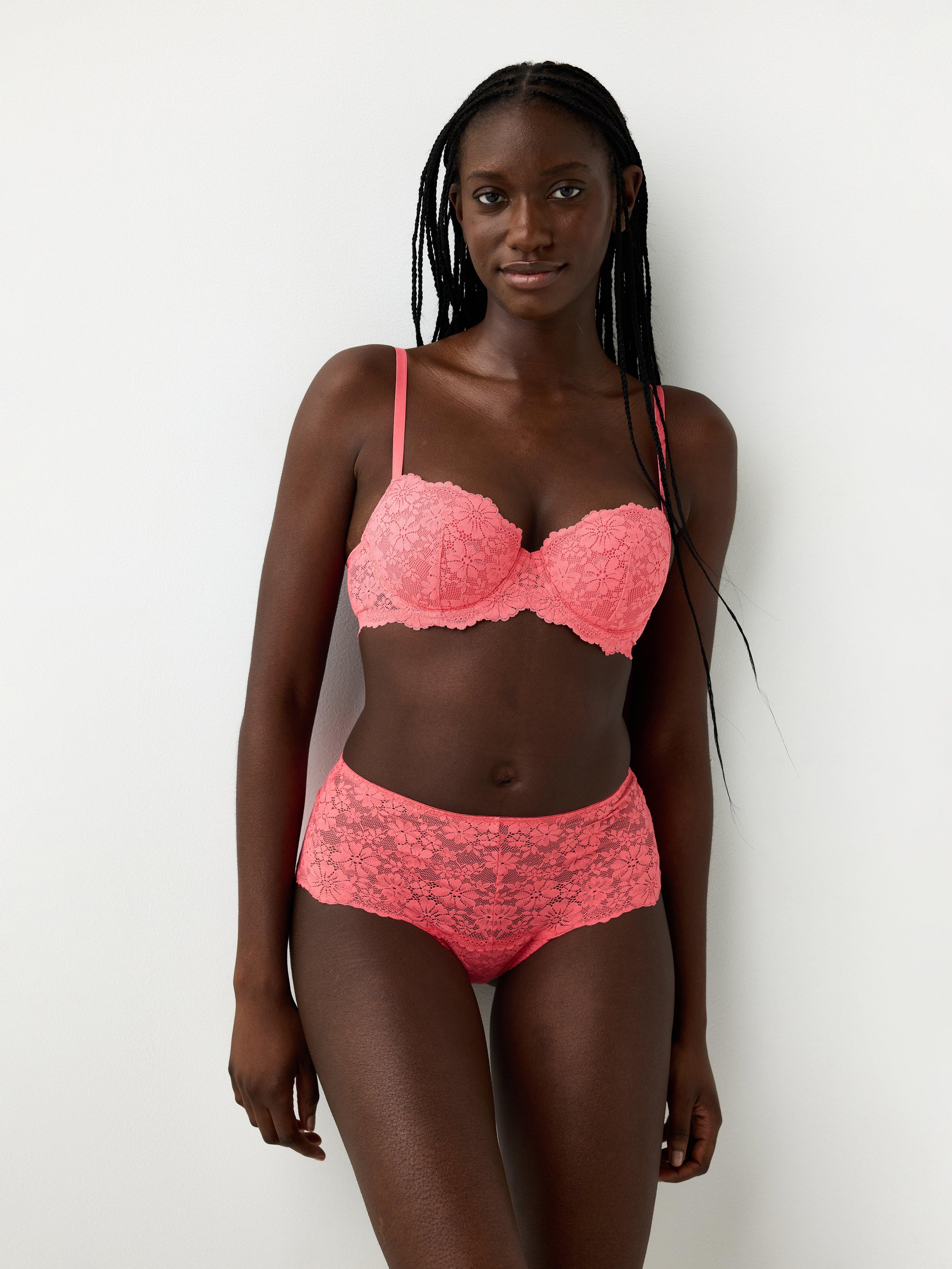 Balconette Bra - Lingerie - Coral
