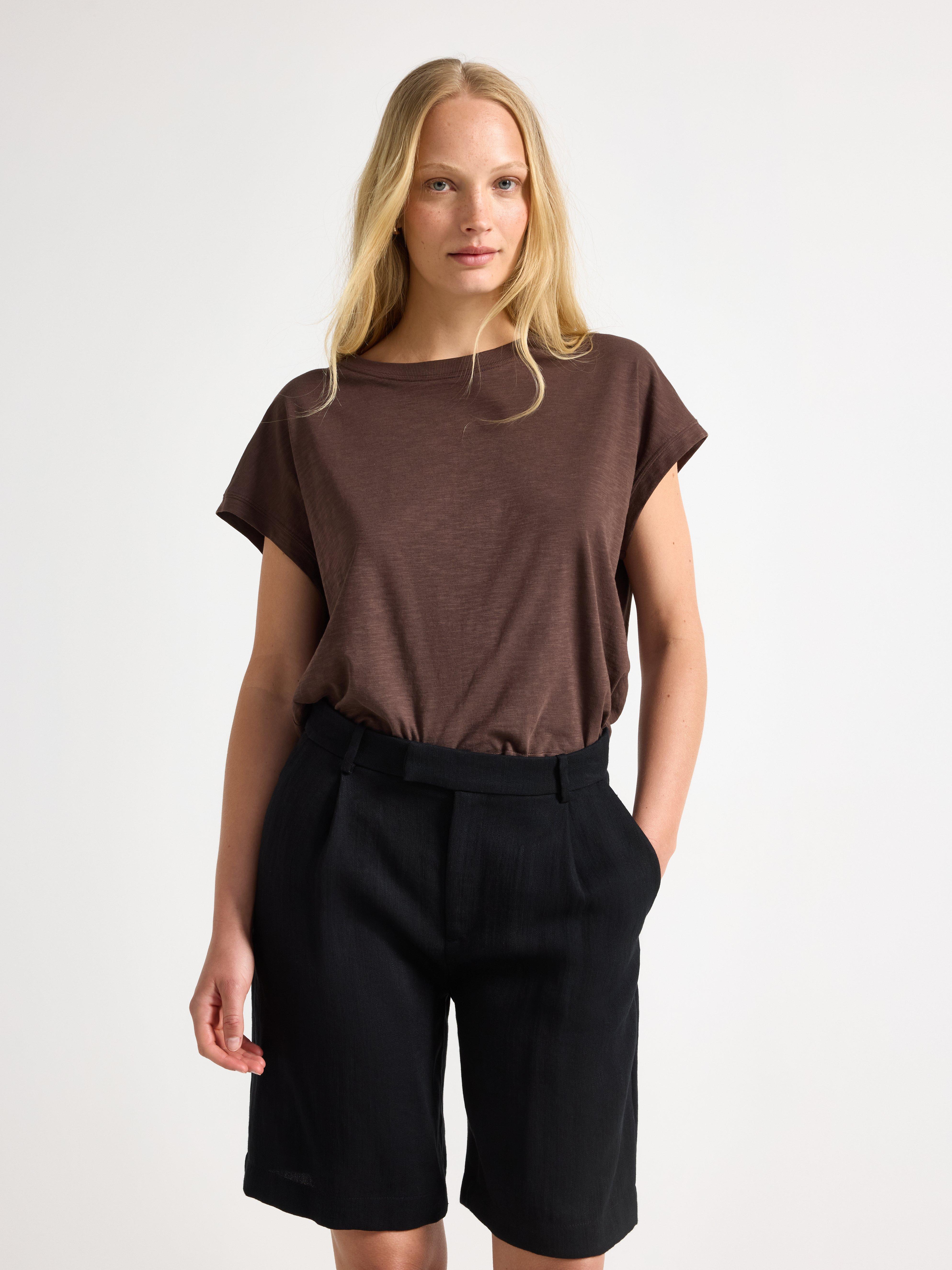 Top - Dame - Brun