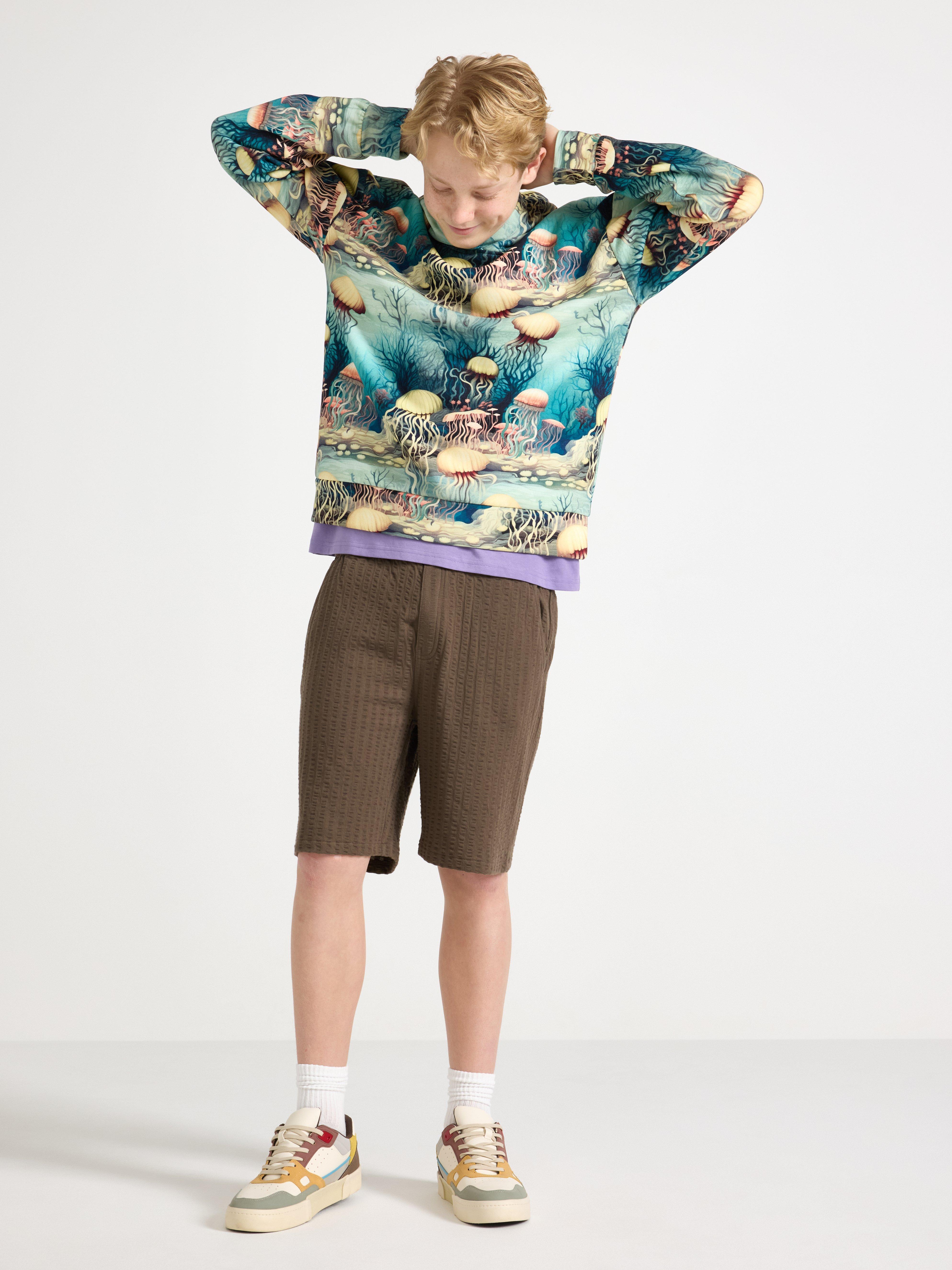Hooded Sweatshirt - Kids Wear - Green