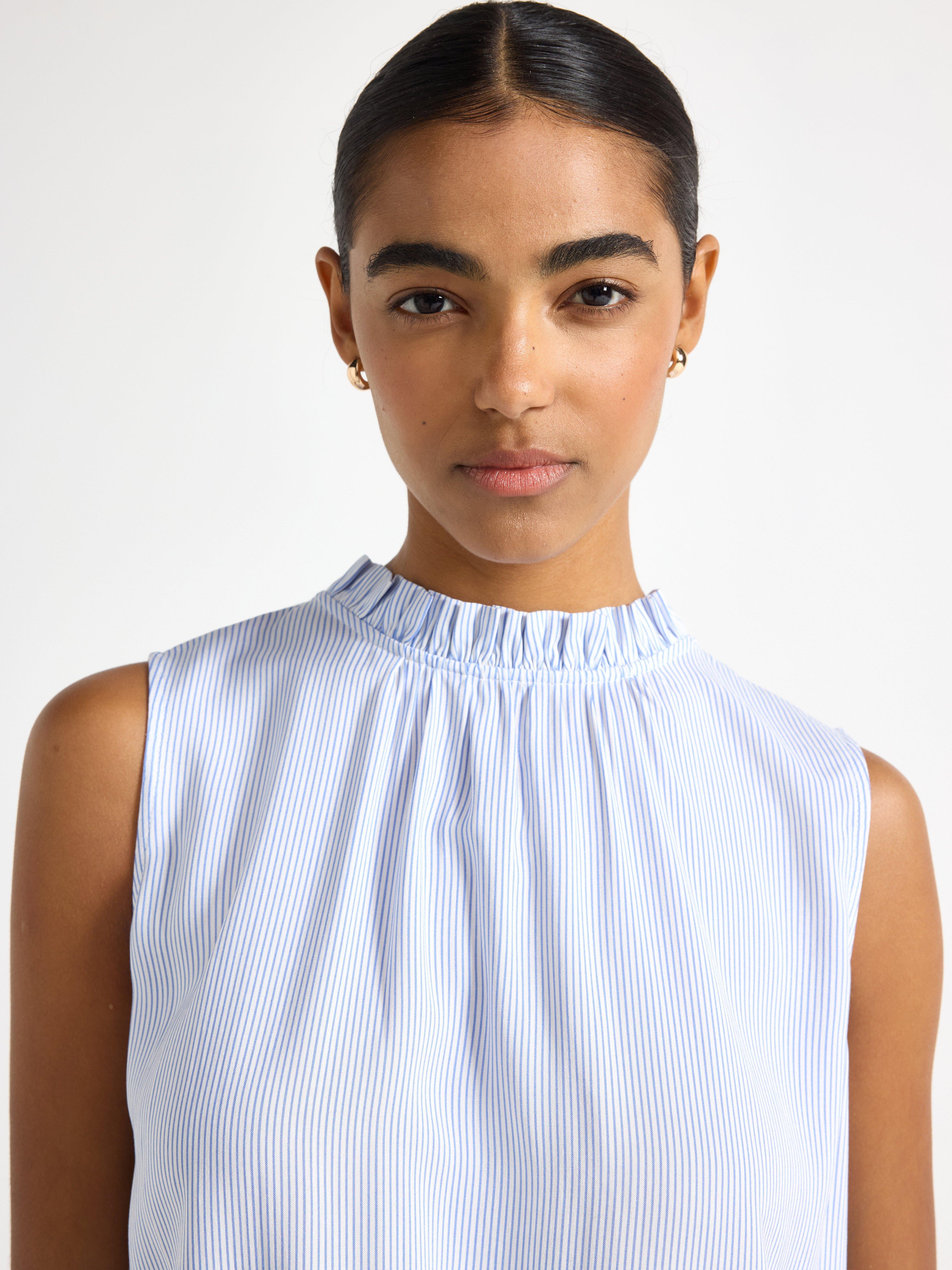 Bluse - Dame - Blå