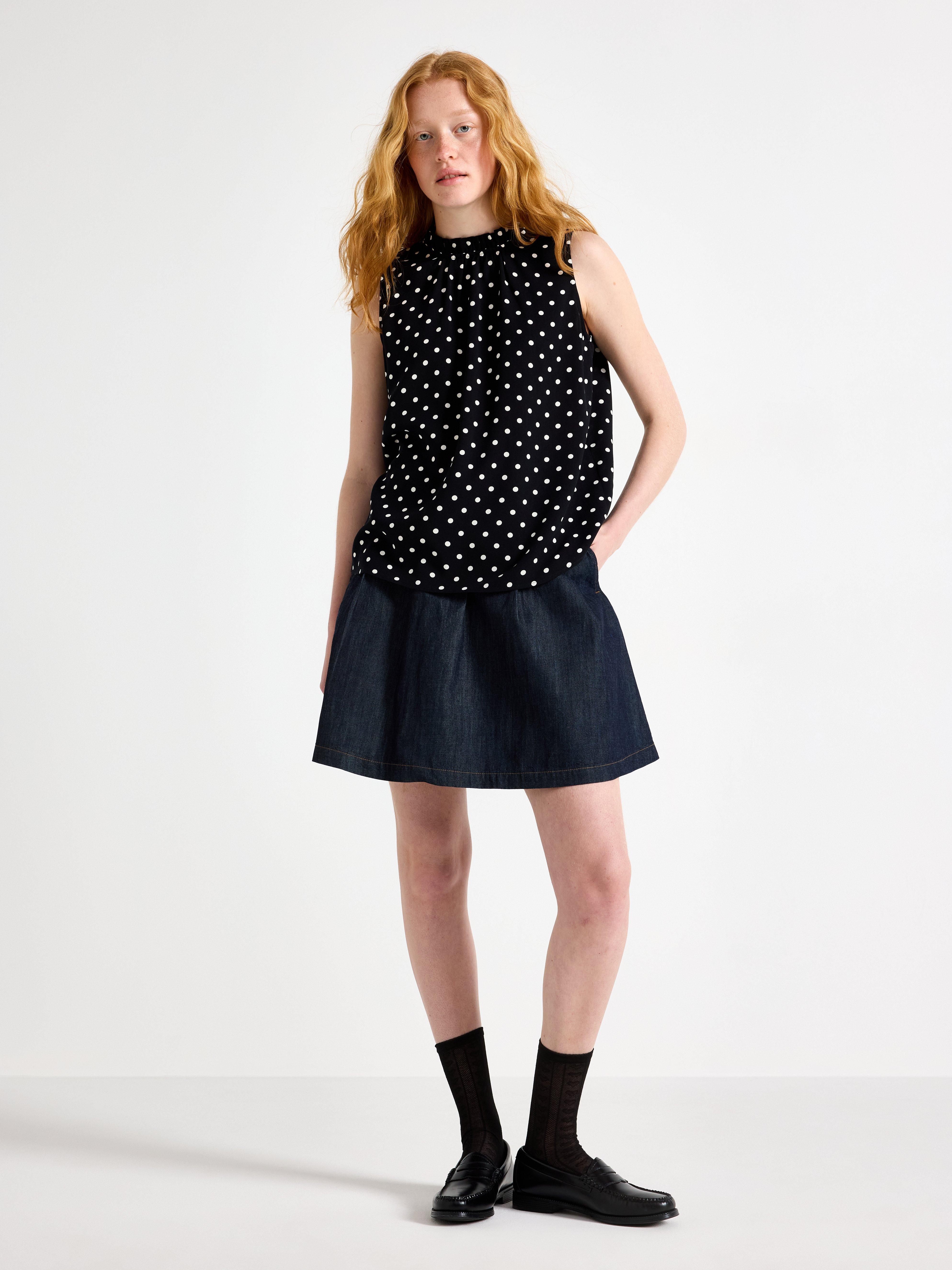 Bluse - Dame - Svart