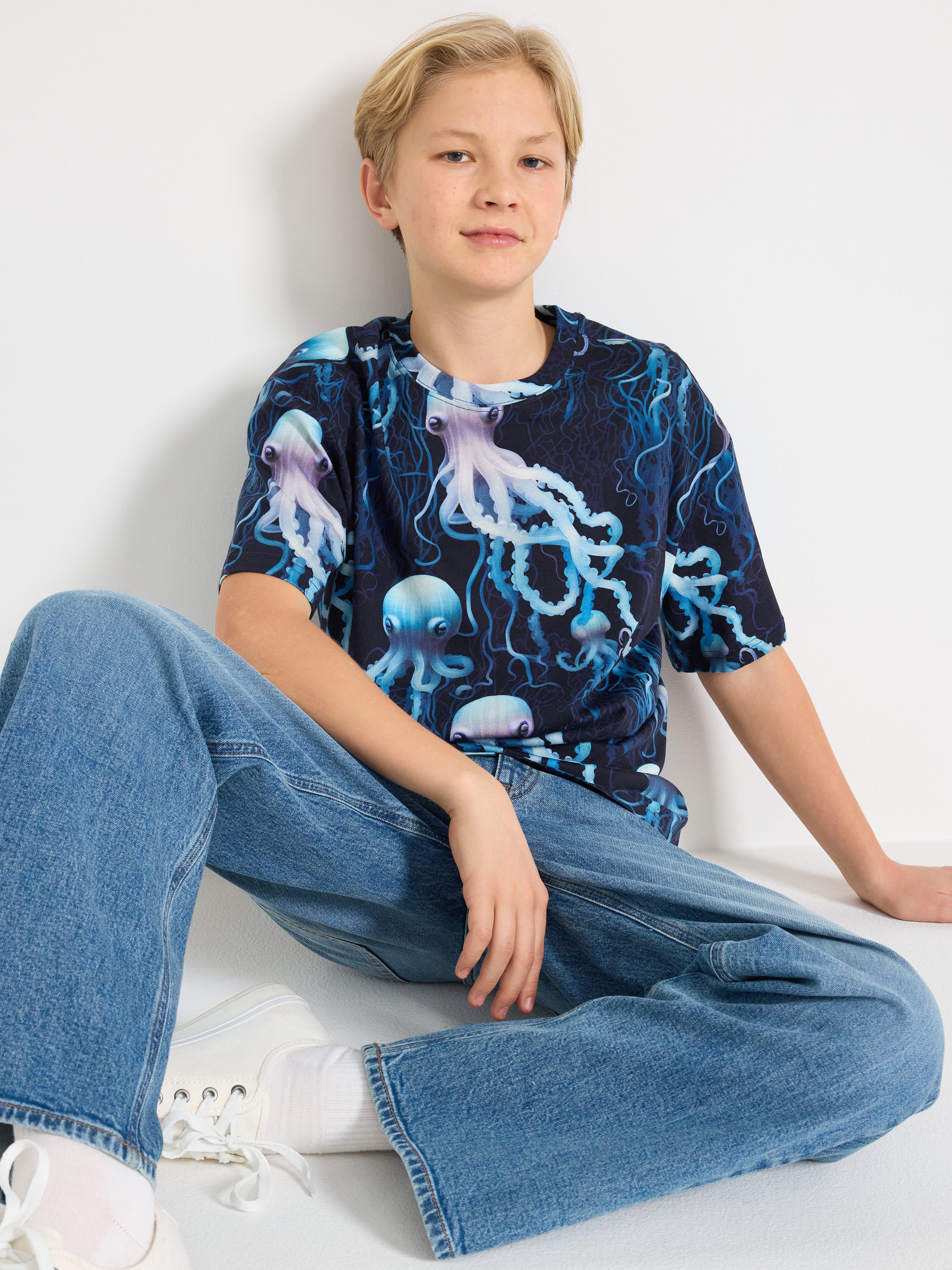 T-shirt - Barn - Blå