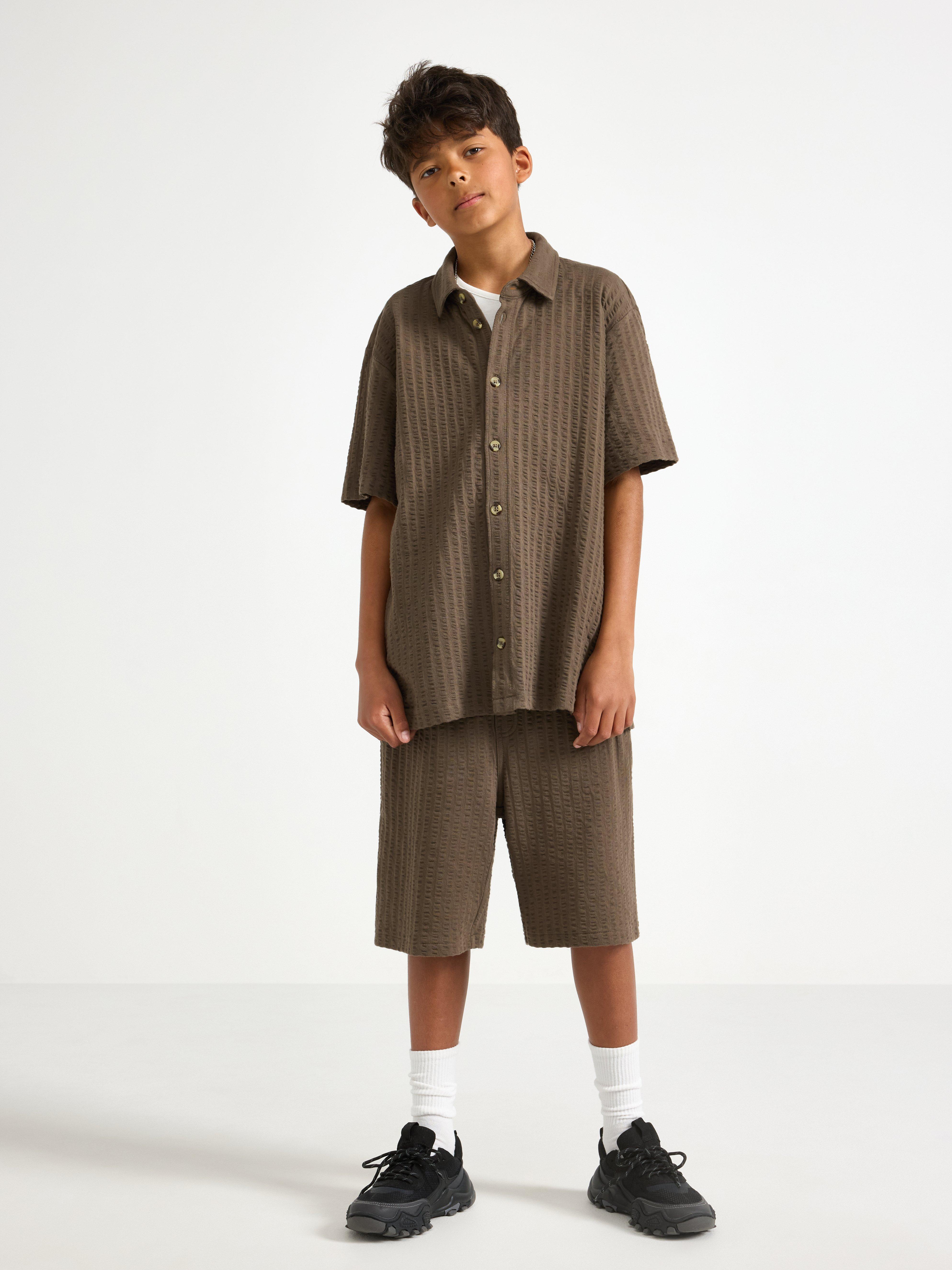 Shorts - Kids Wear - Brown