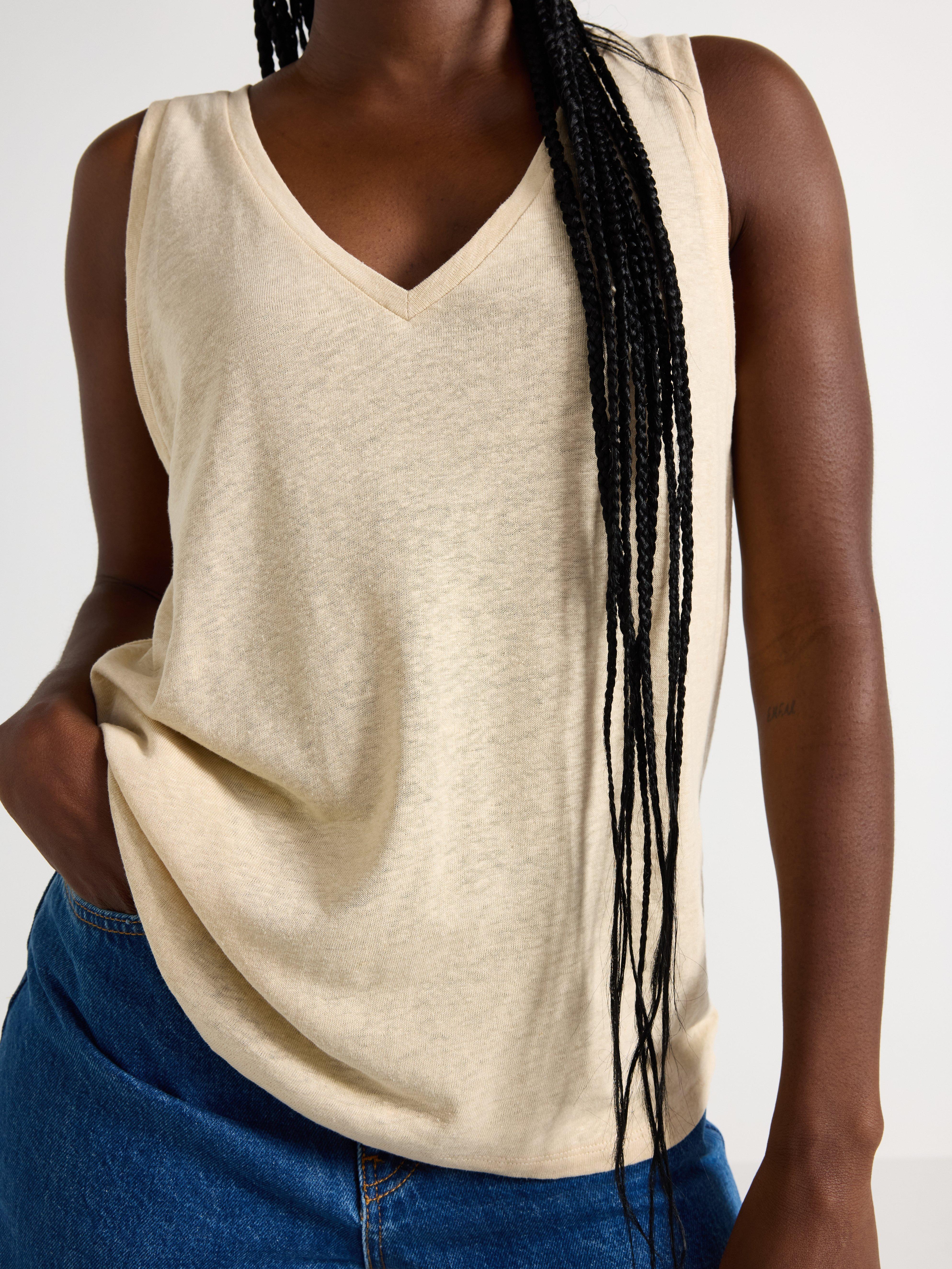 Topp - Dame - Beige