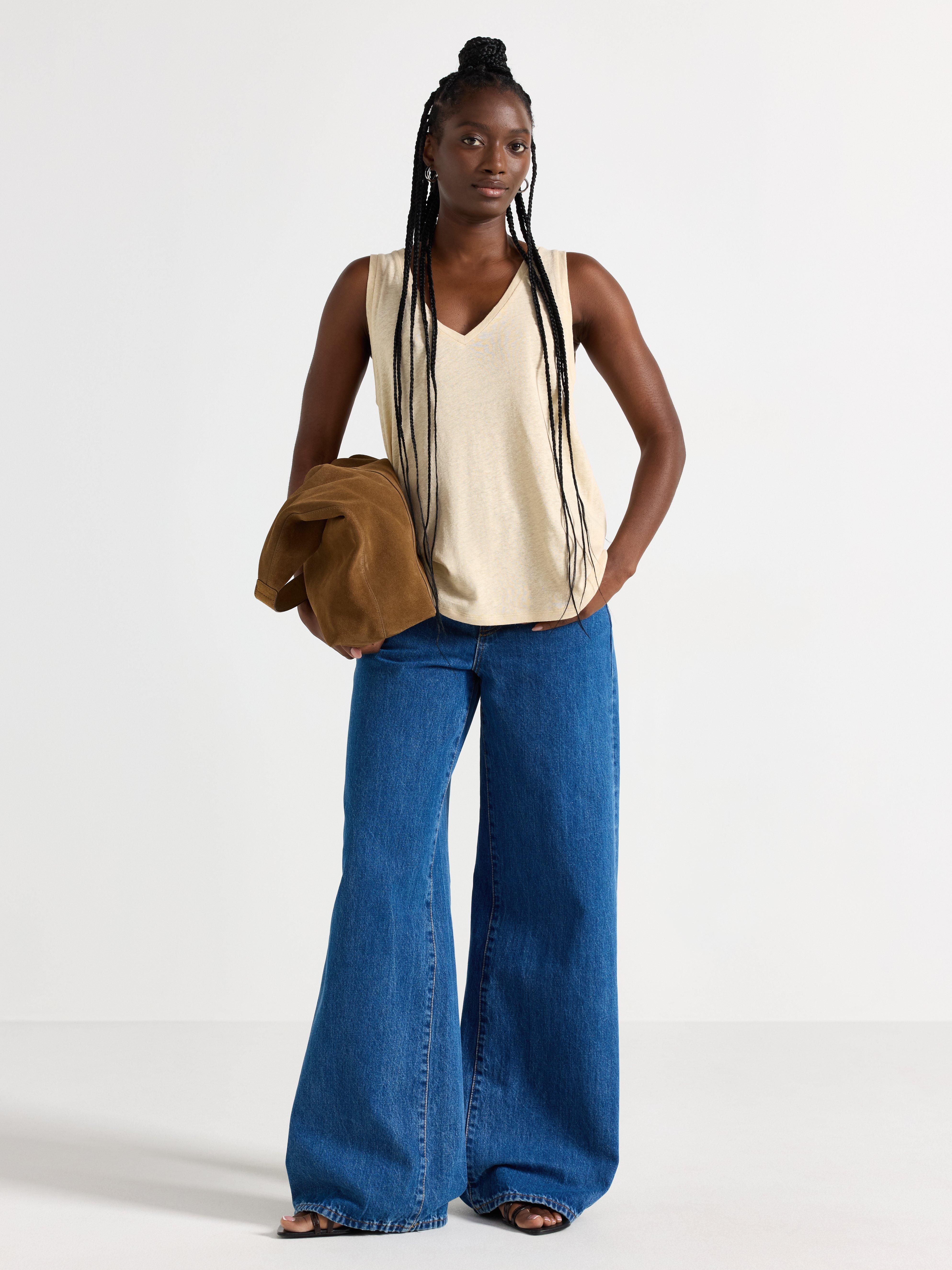 Topp - Dame - Beige