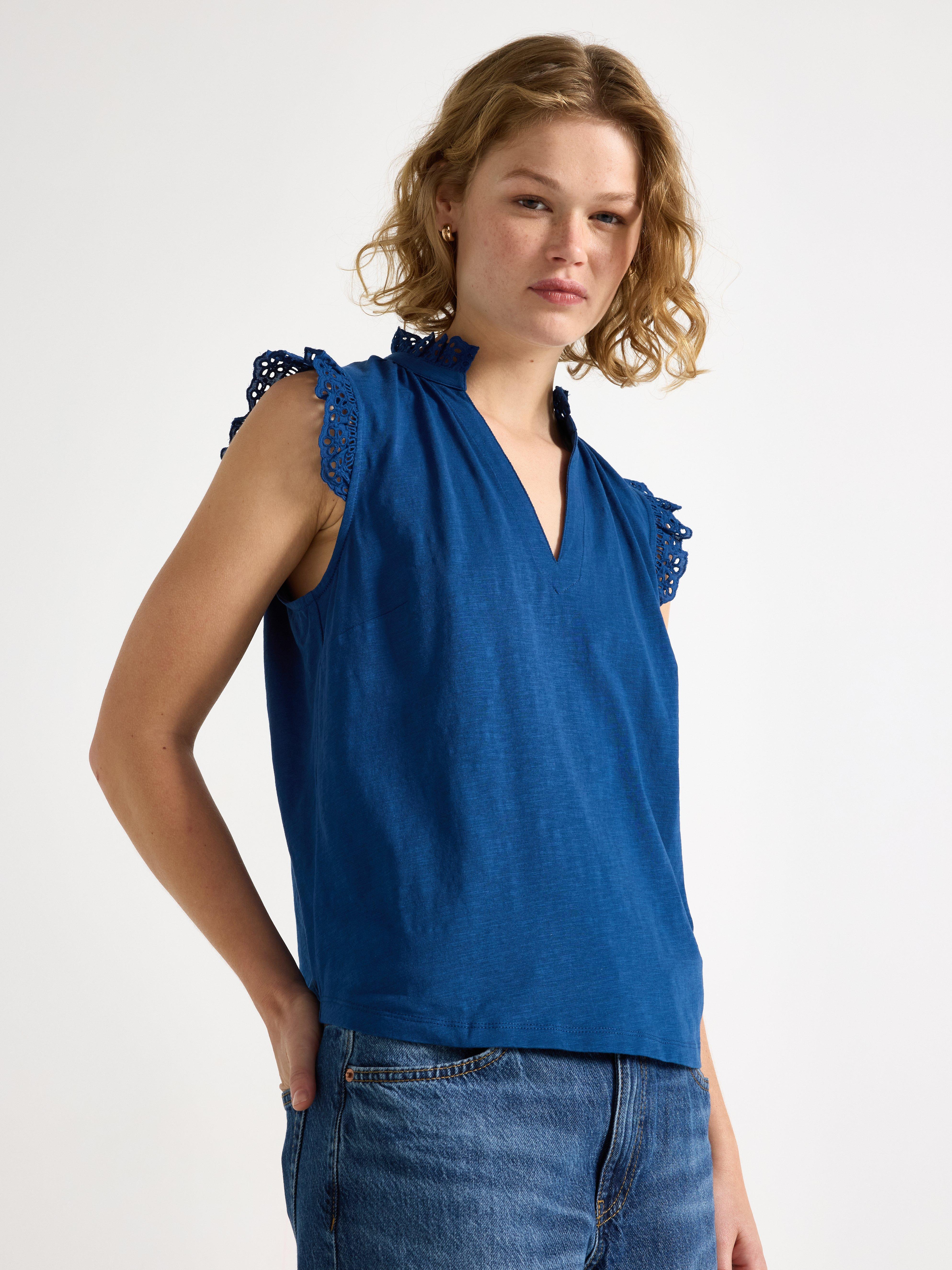 Top - Womens Wear - Blue