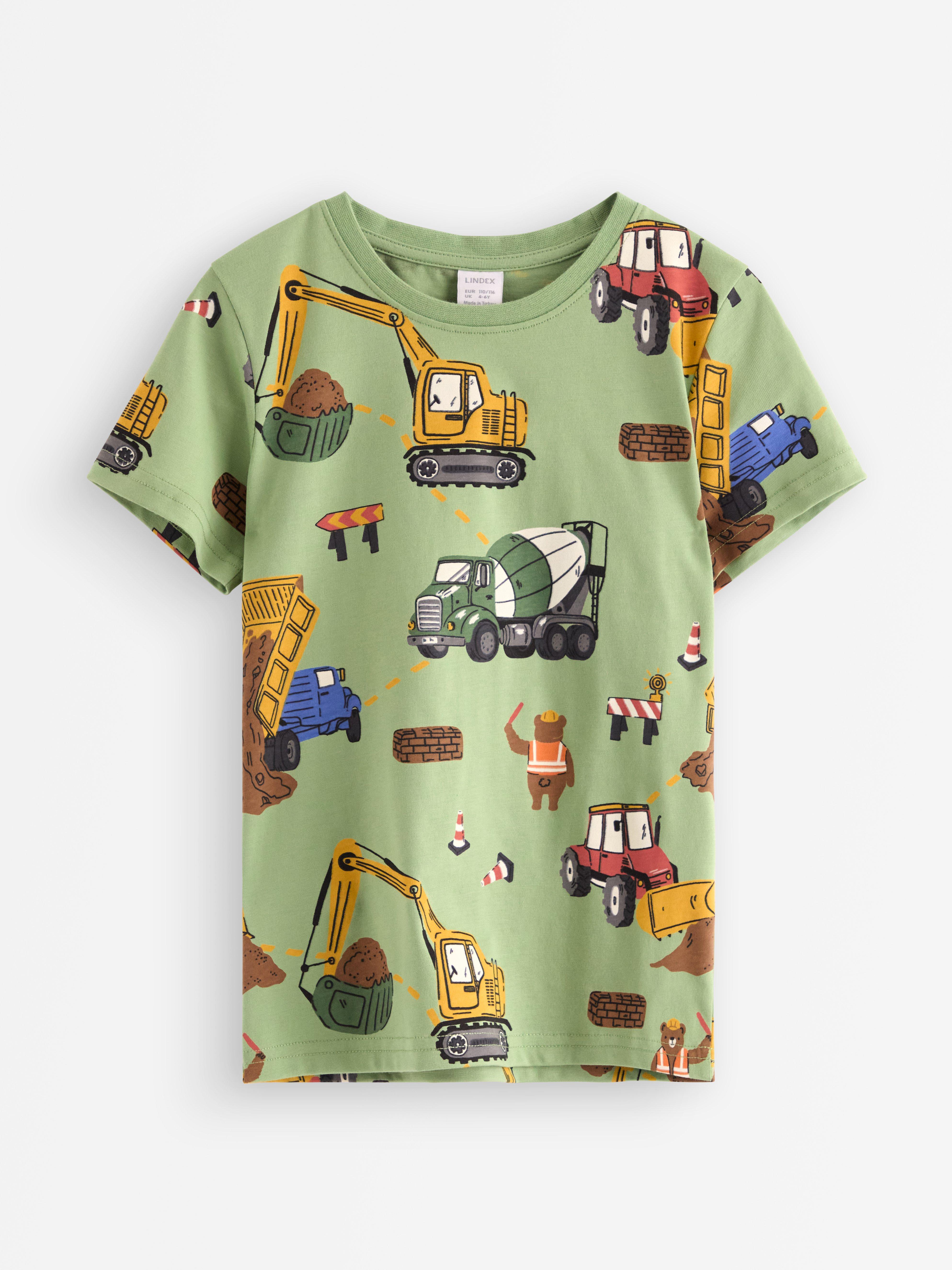 T-shirt - Barn - Grön