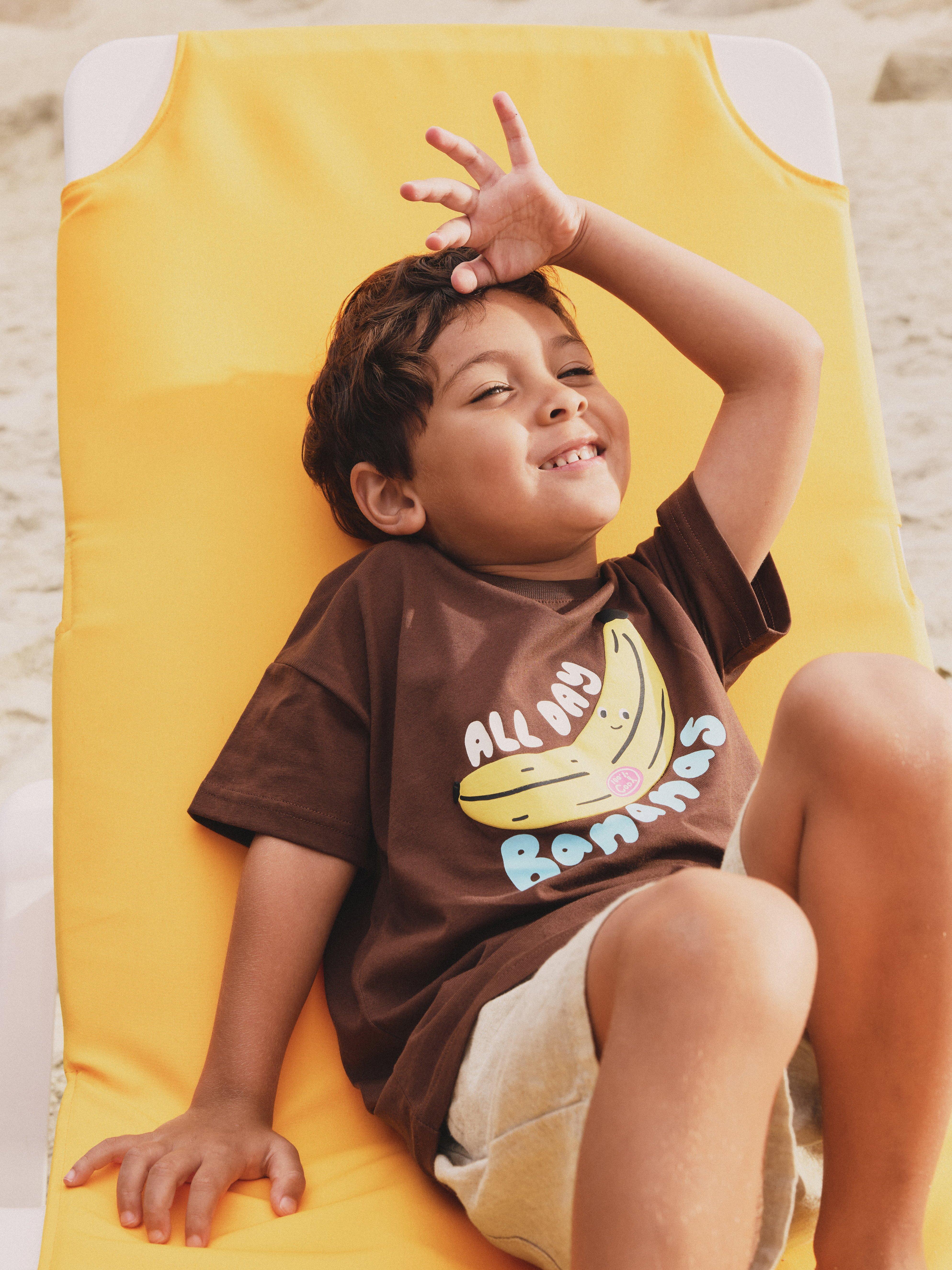 Top - Kids Wear - Brown