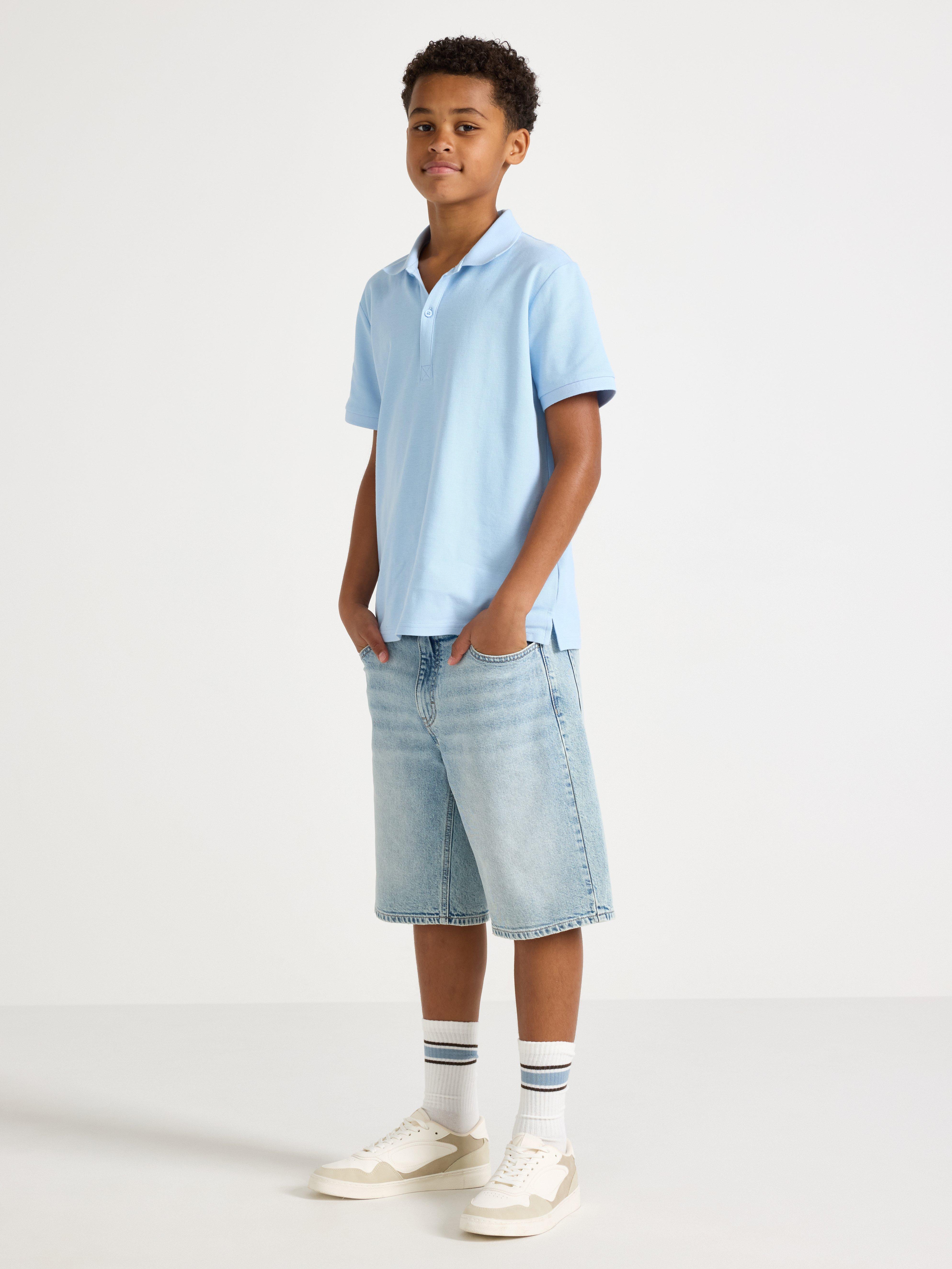 Shorts - Barn - Blå