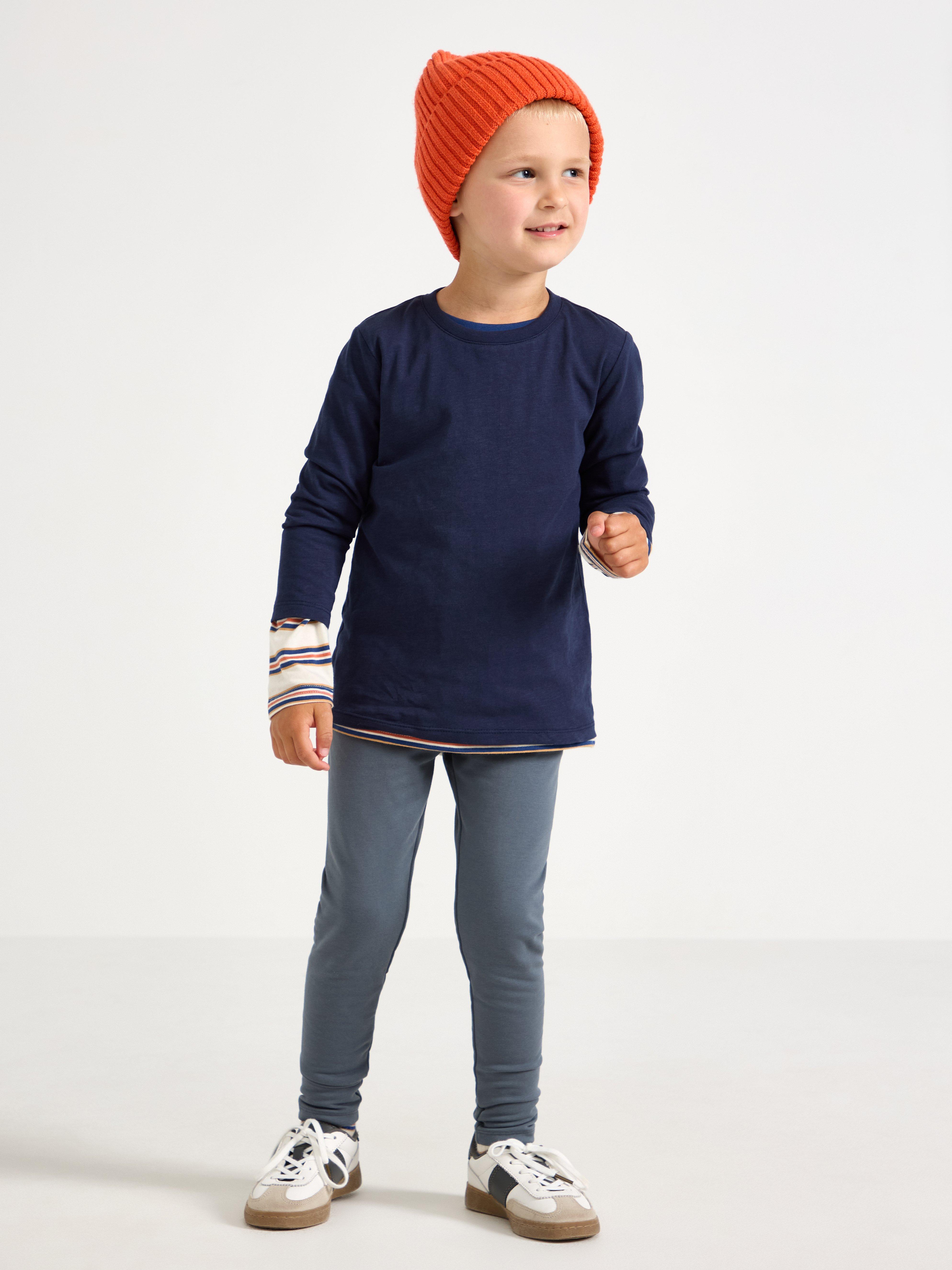 Leggings - Barn - Grå