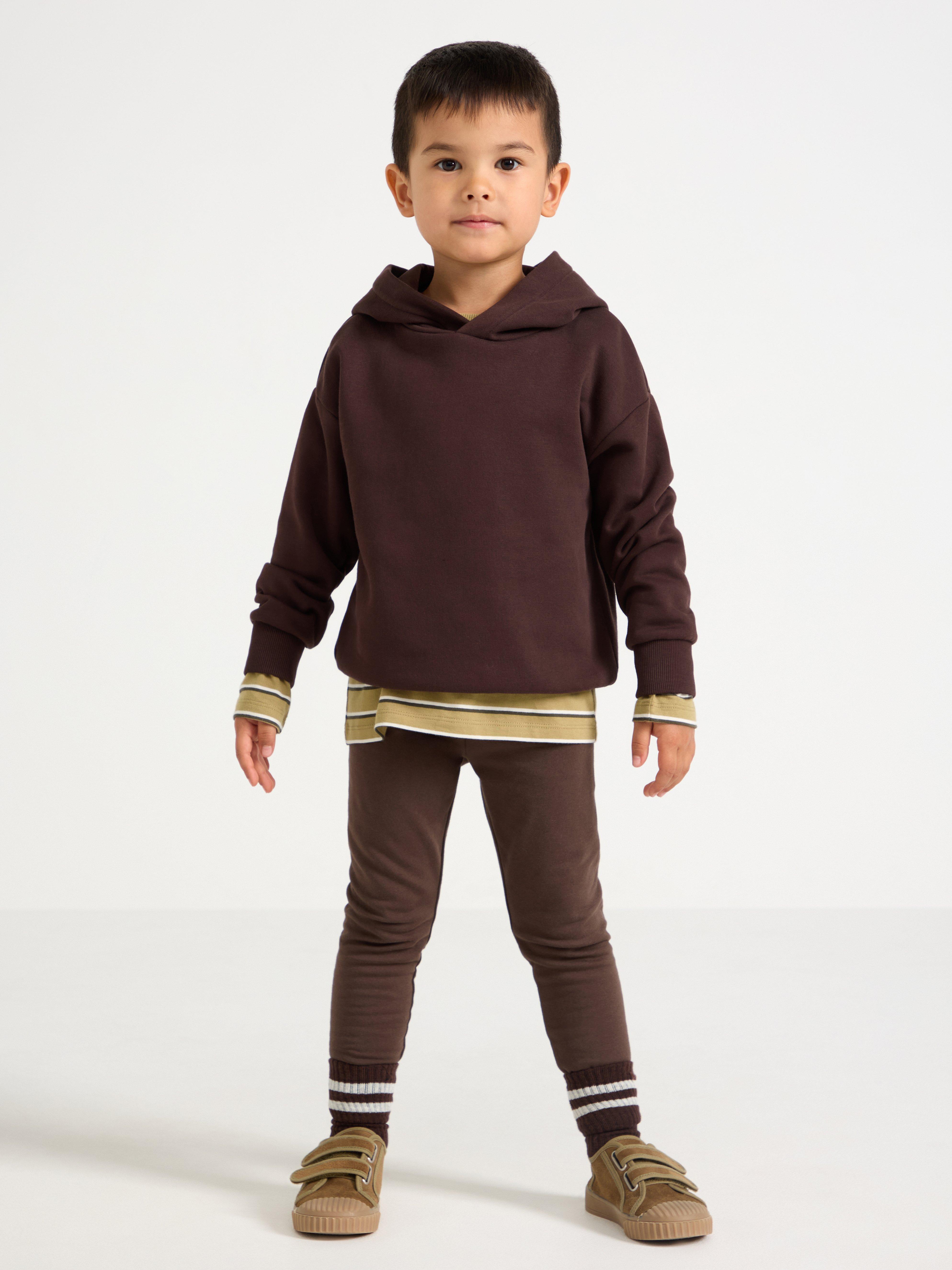 Leggings - Barn - Brun