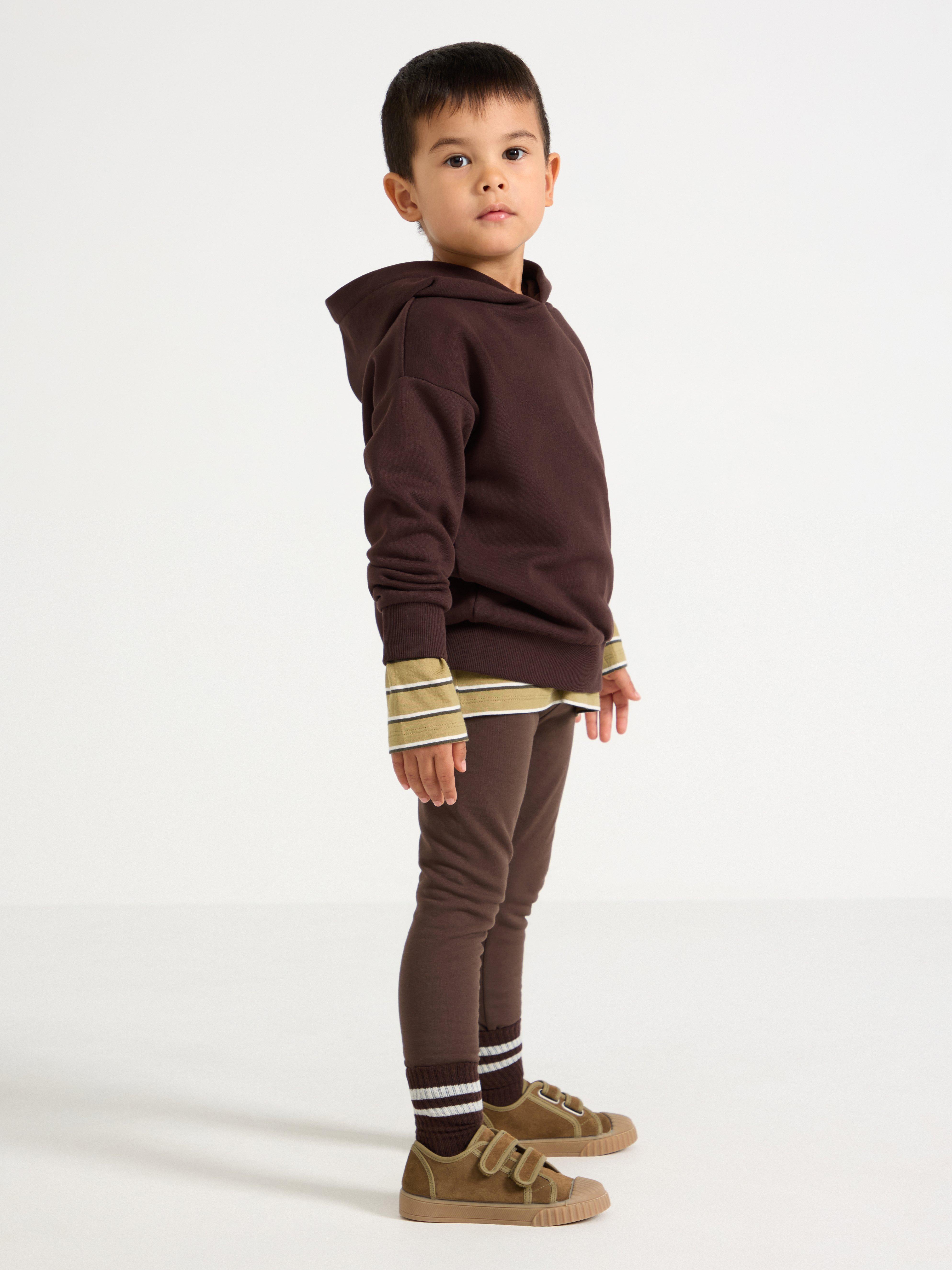 Leggings - Barn - Brun