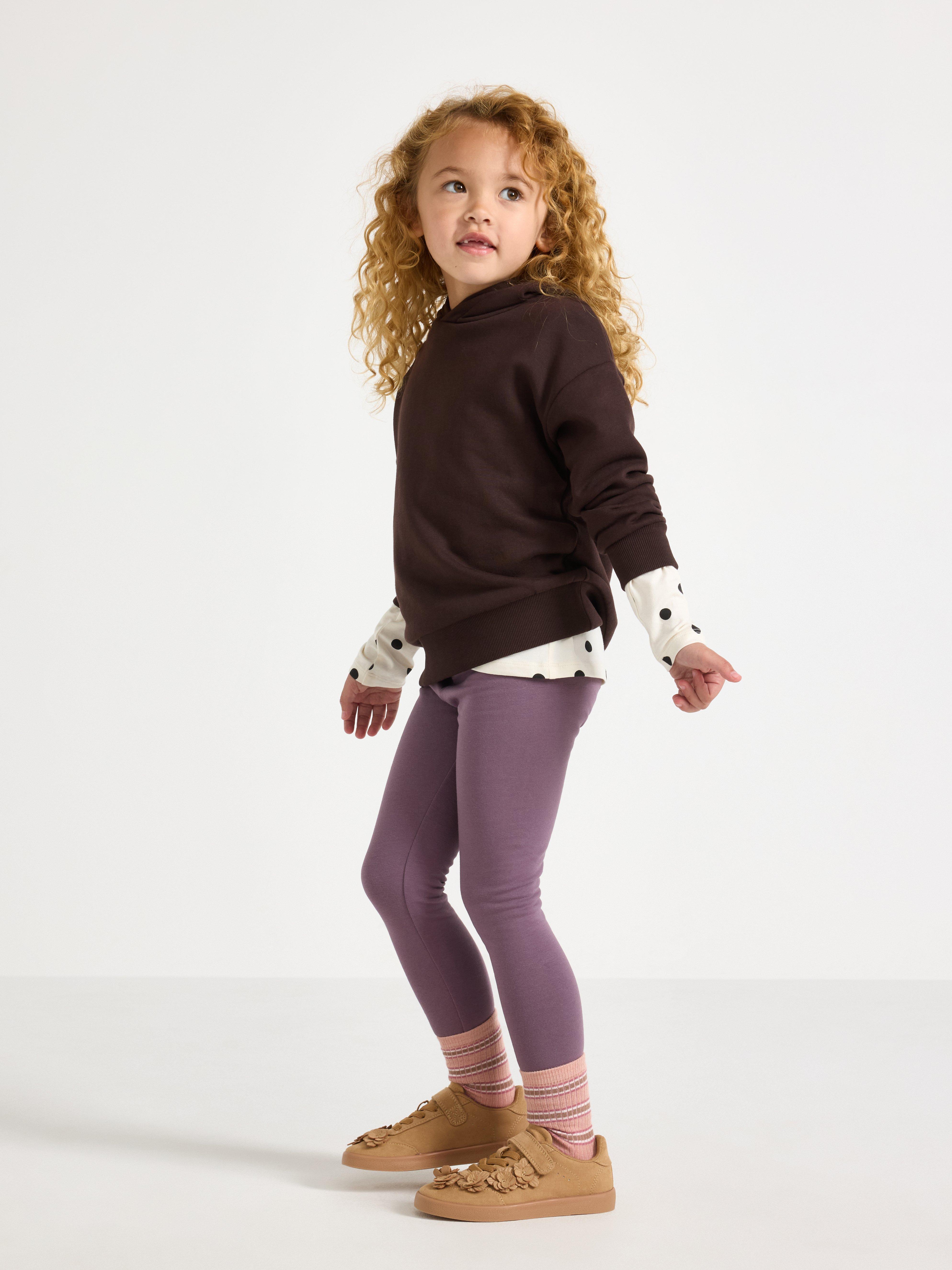 Leggings - Barn - Lilla