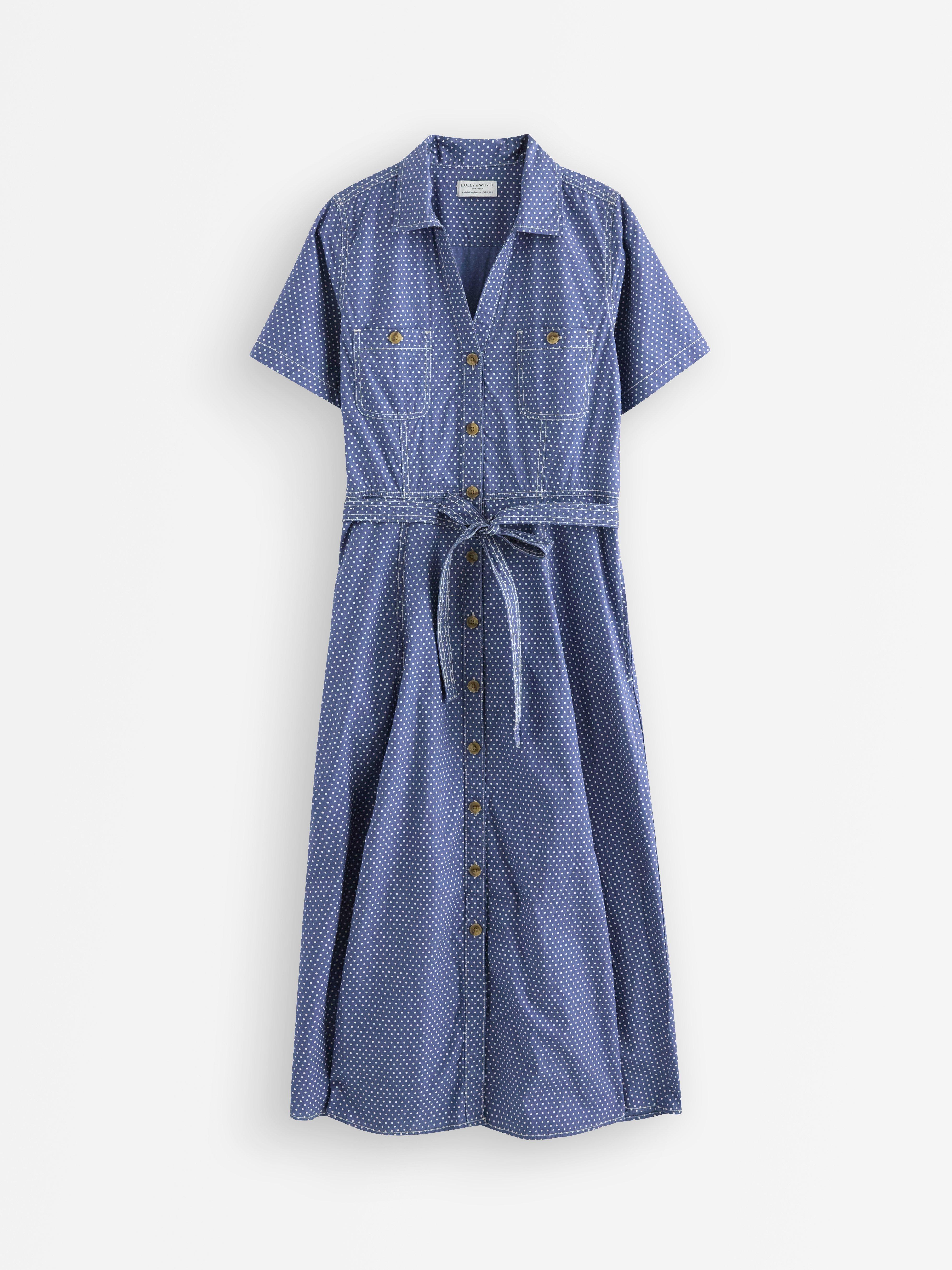 Shirt dress - Womens Wear - Blue