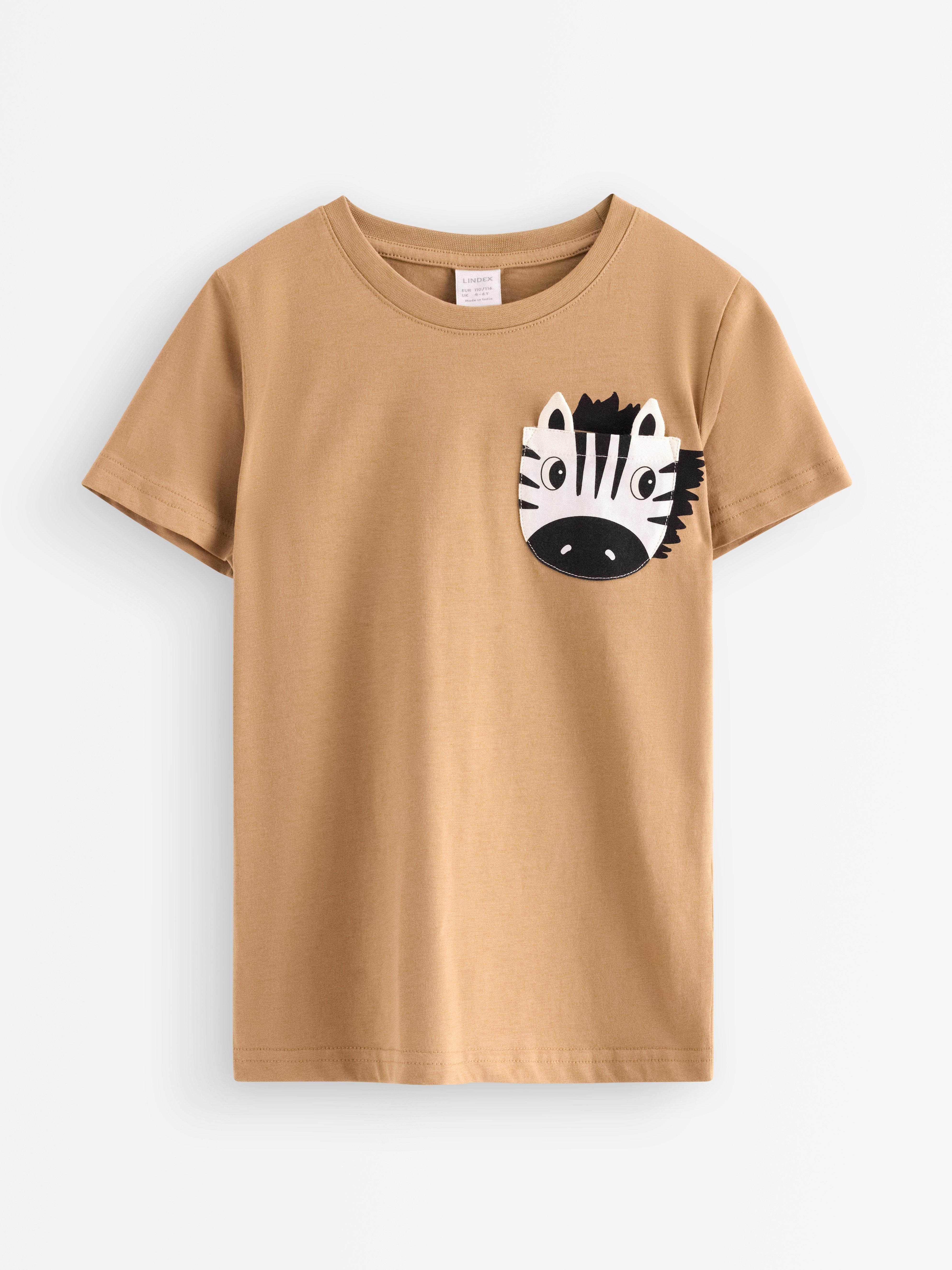 T-shirt - Barn - Beige