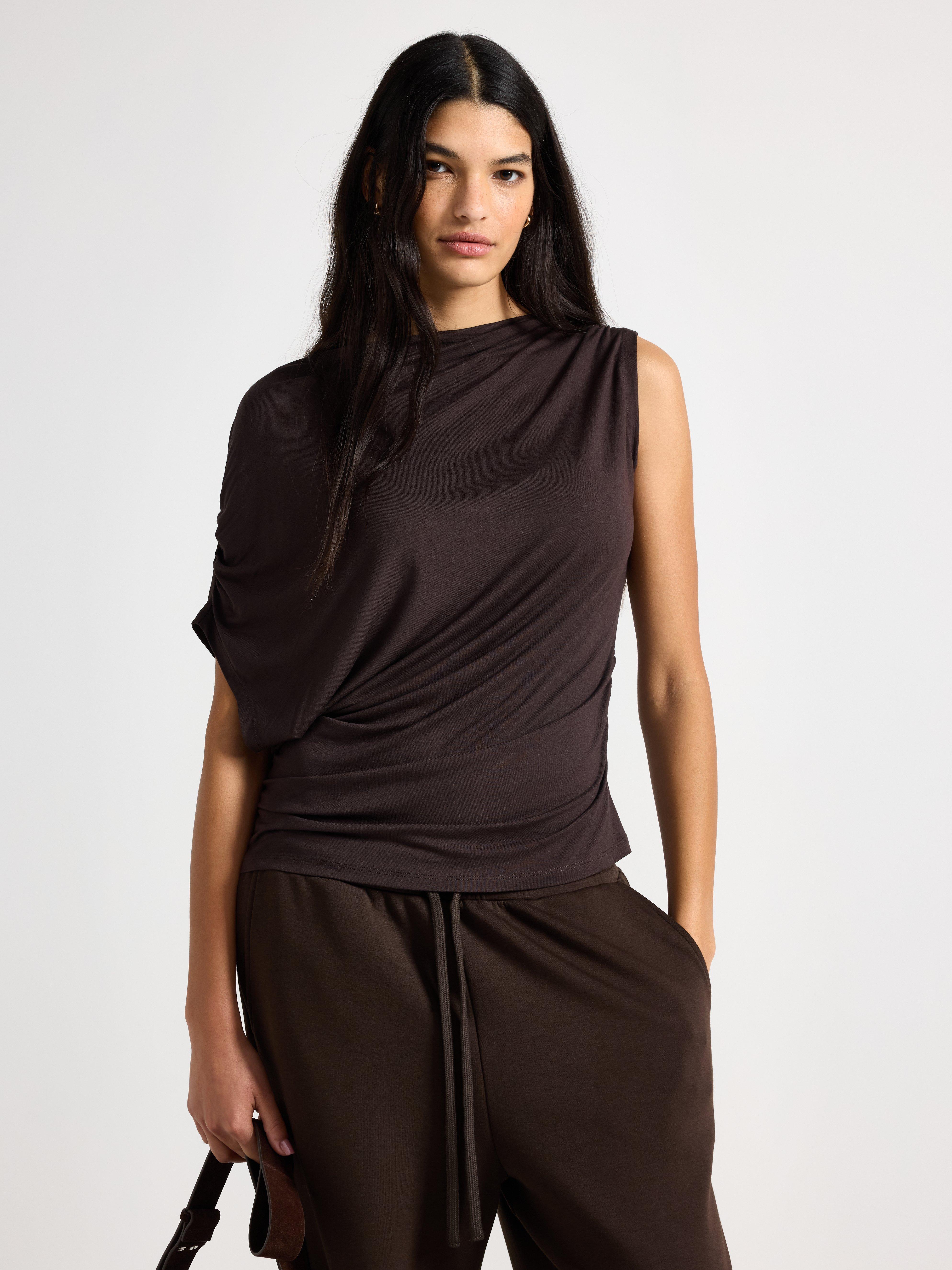 Top - Womens Wear - Brown