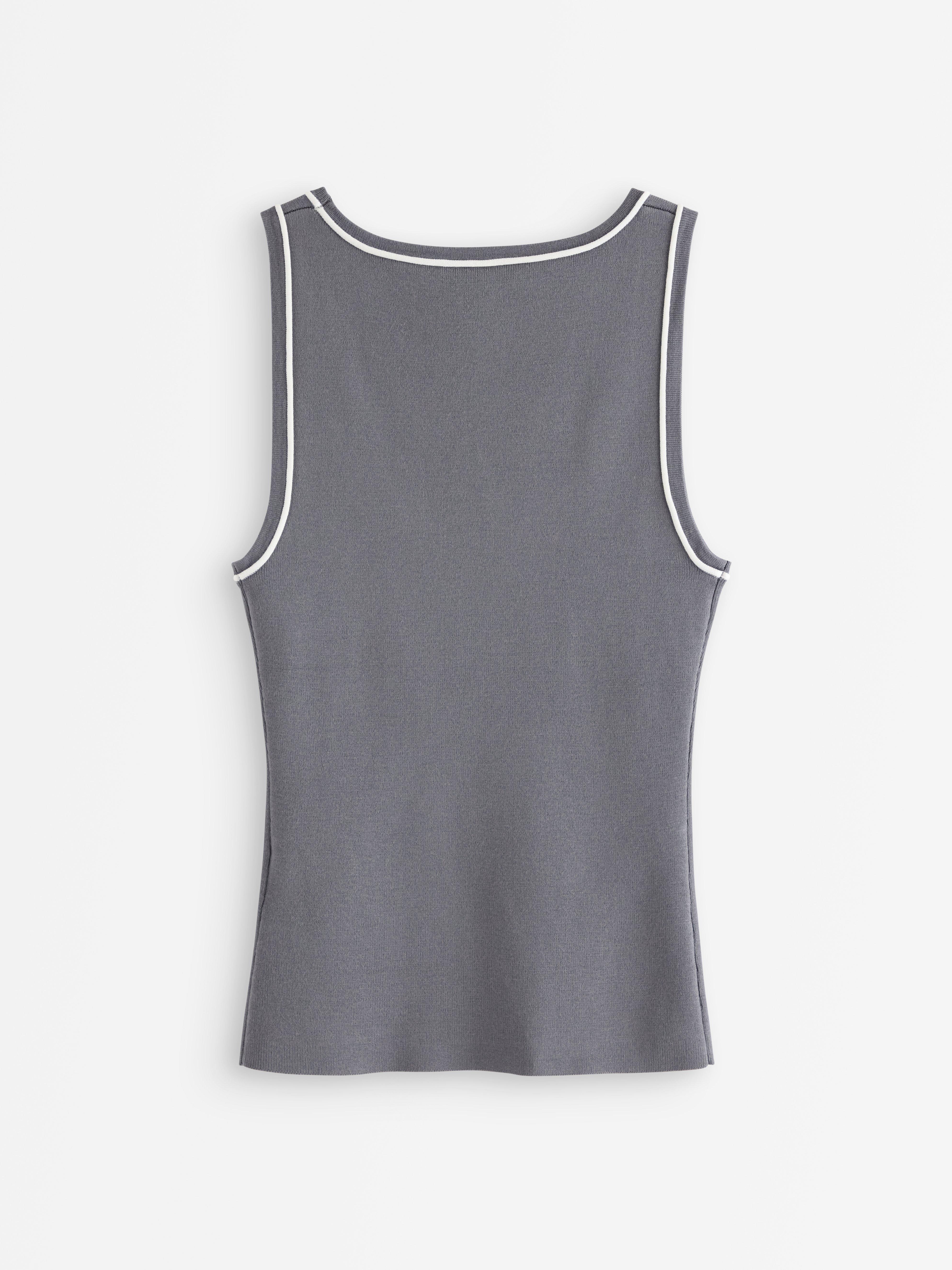 Tanktop - Dame - Grå