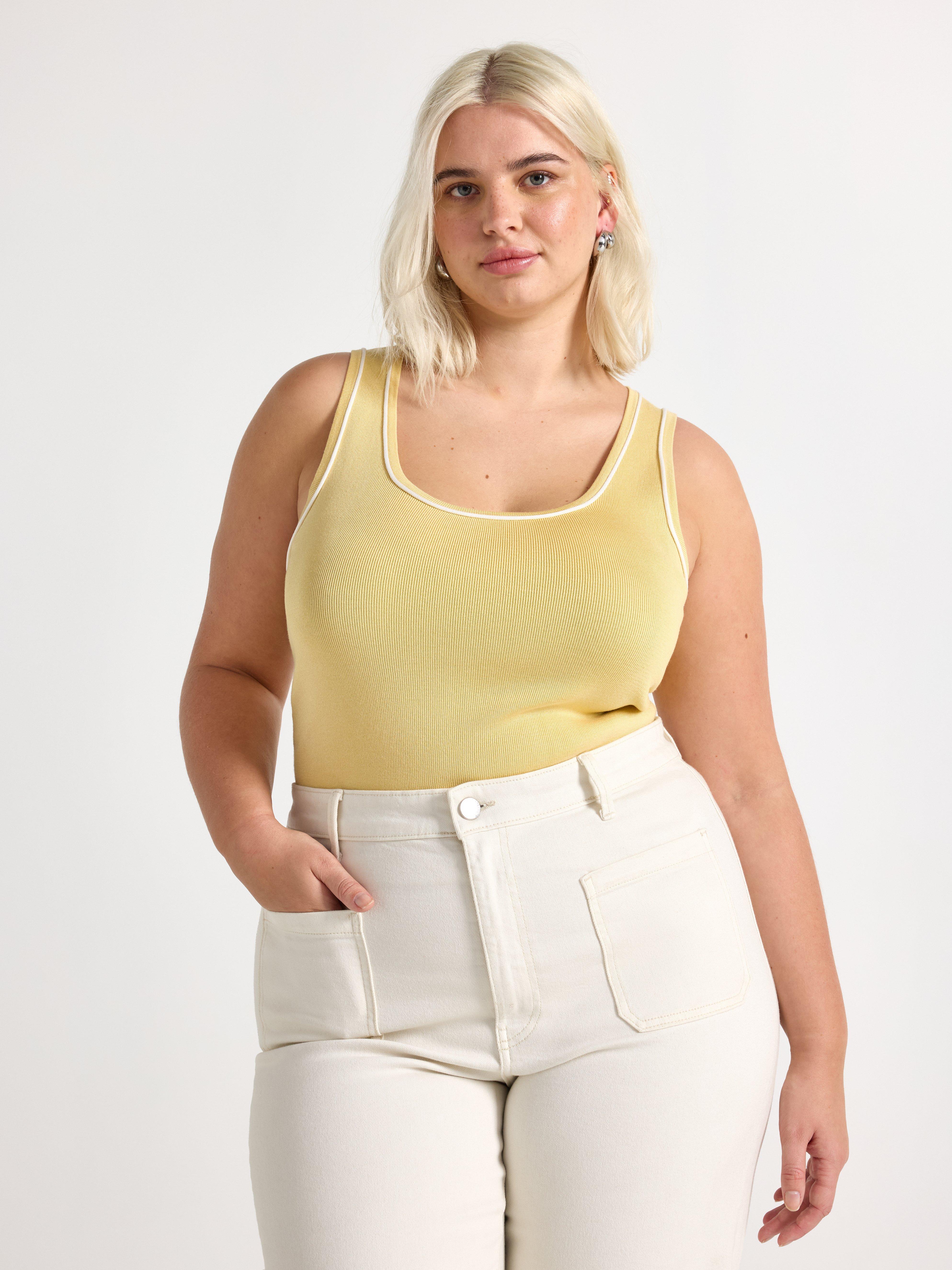 Tank Top - Womens Wear - Yellow