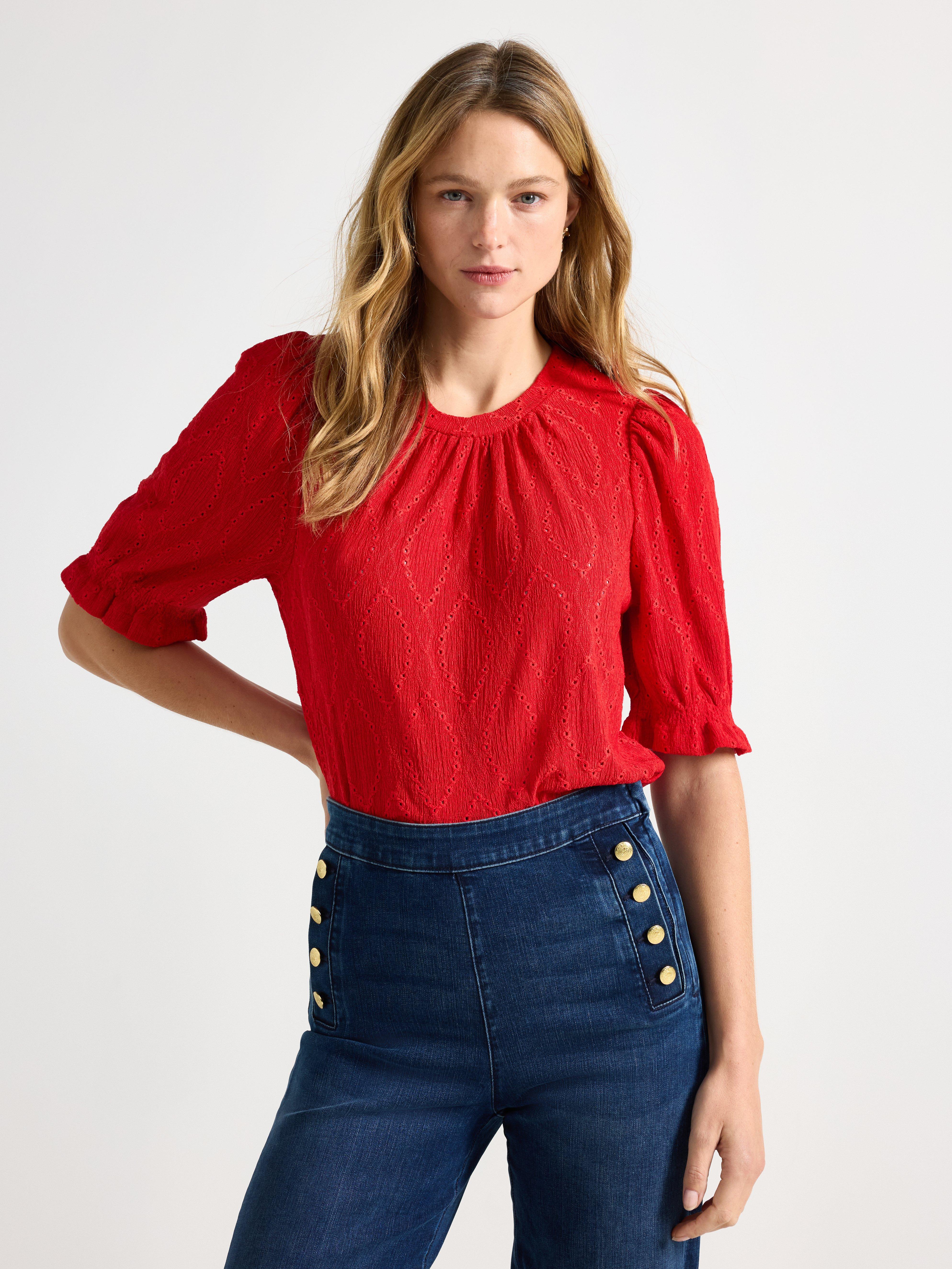 Top - Womens Wear - Red
