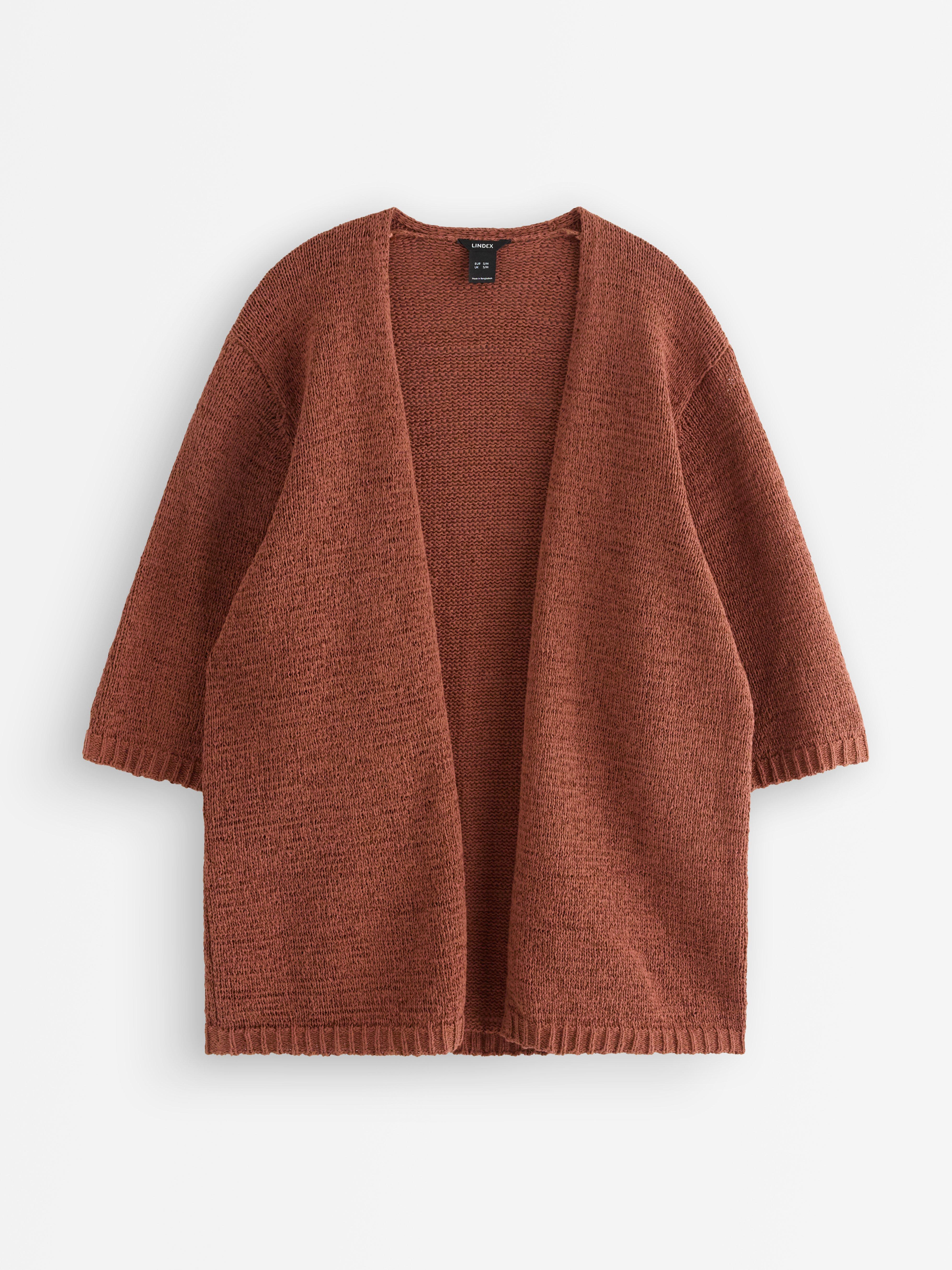 Cardigan - Womens Wear - Brown
