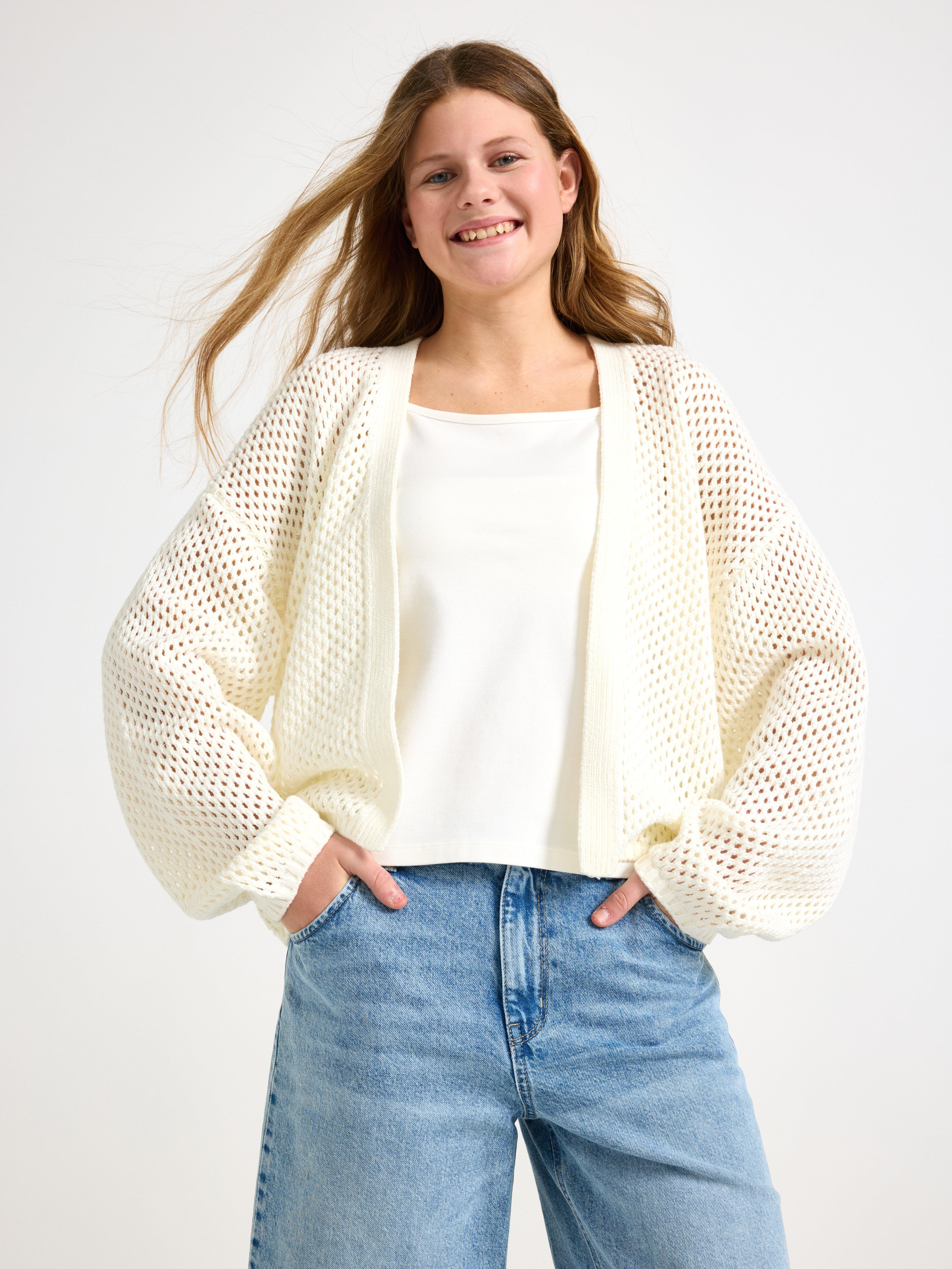 Cardigan - Kids Wear - White