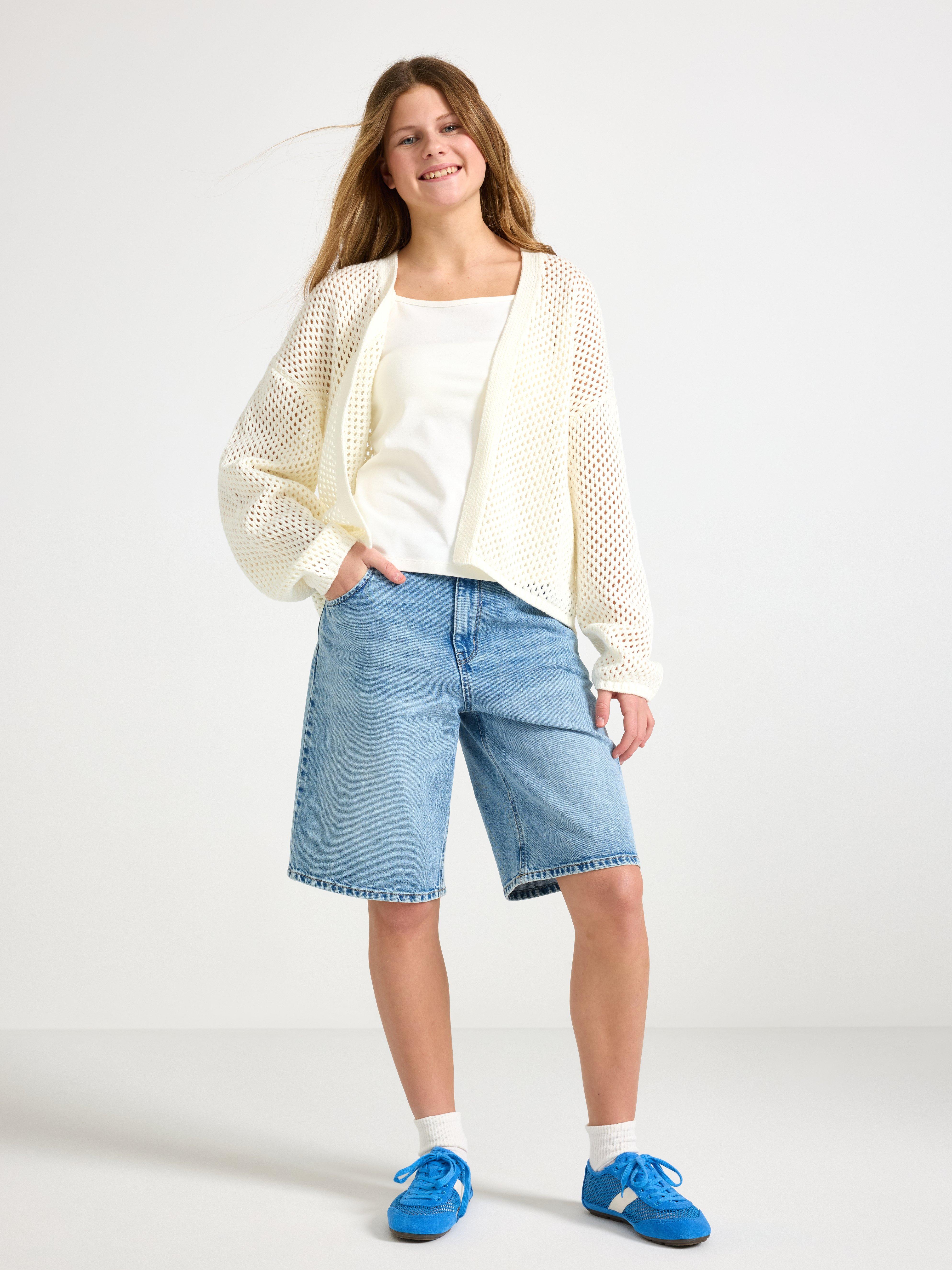 Cardigan - Kids Wear - White