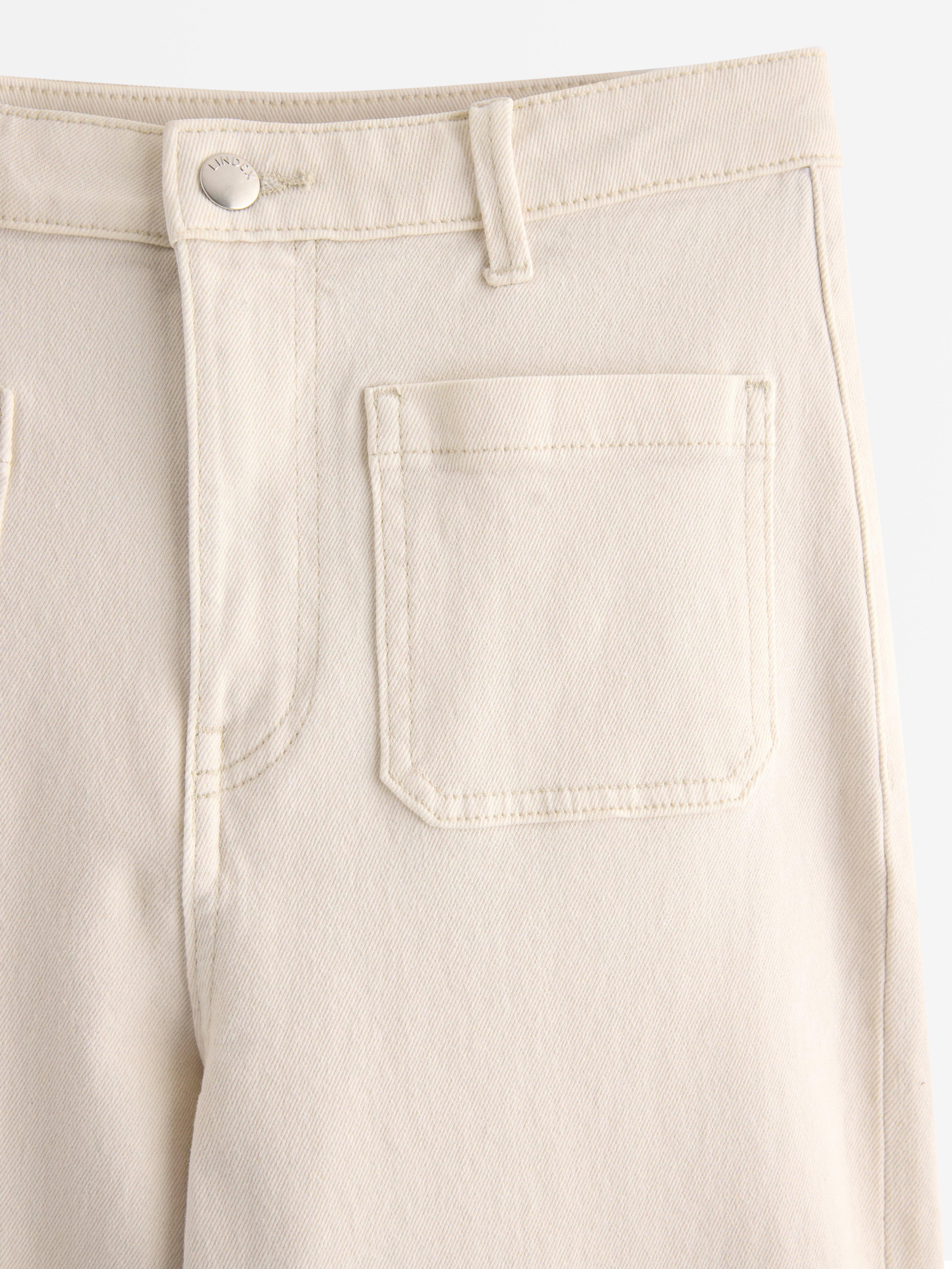 Jeans - Dam - Vit