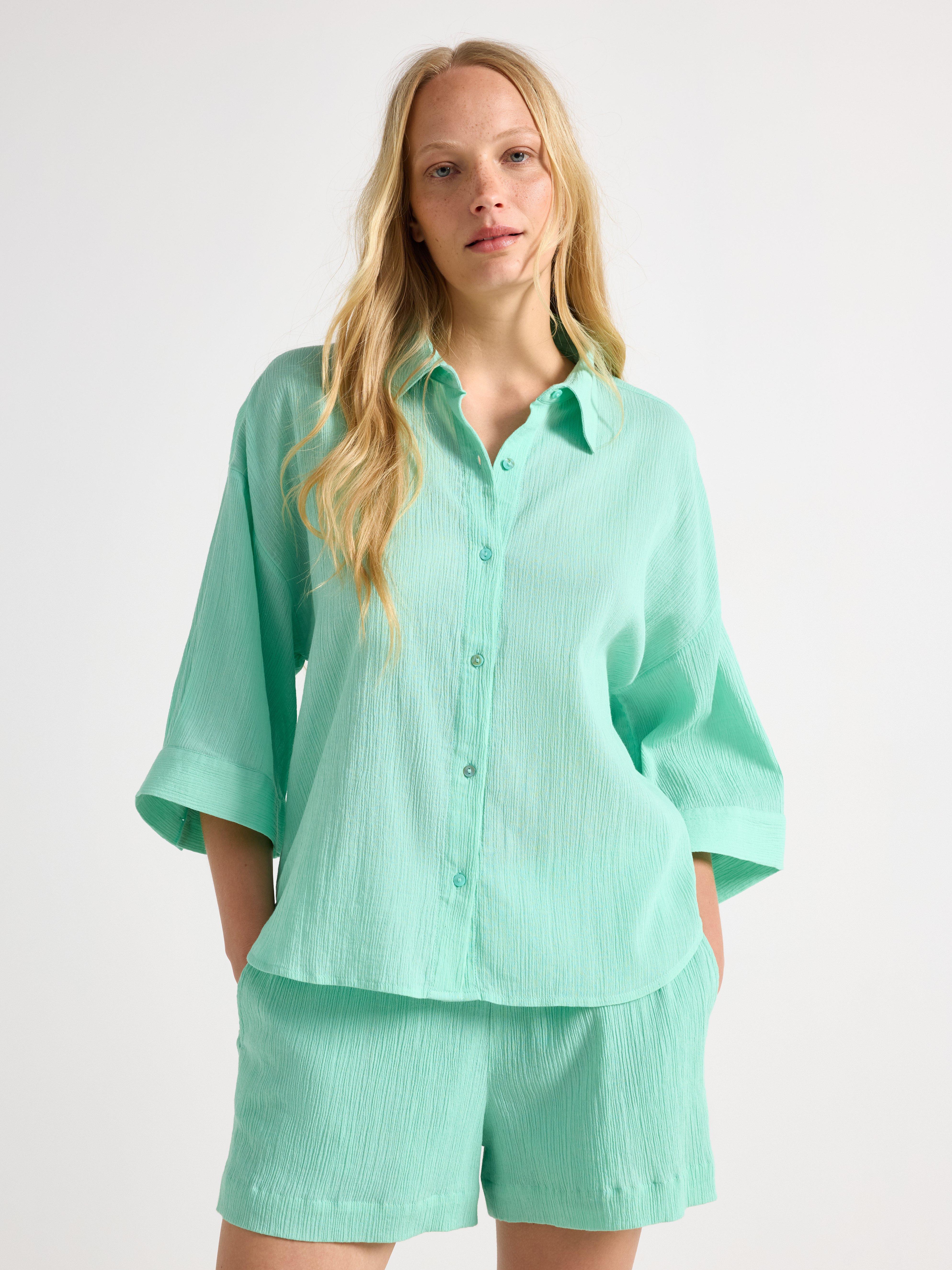 Shirt - Womens Wear - Aqua