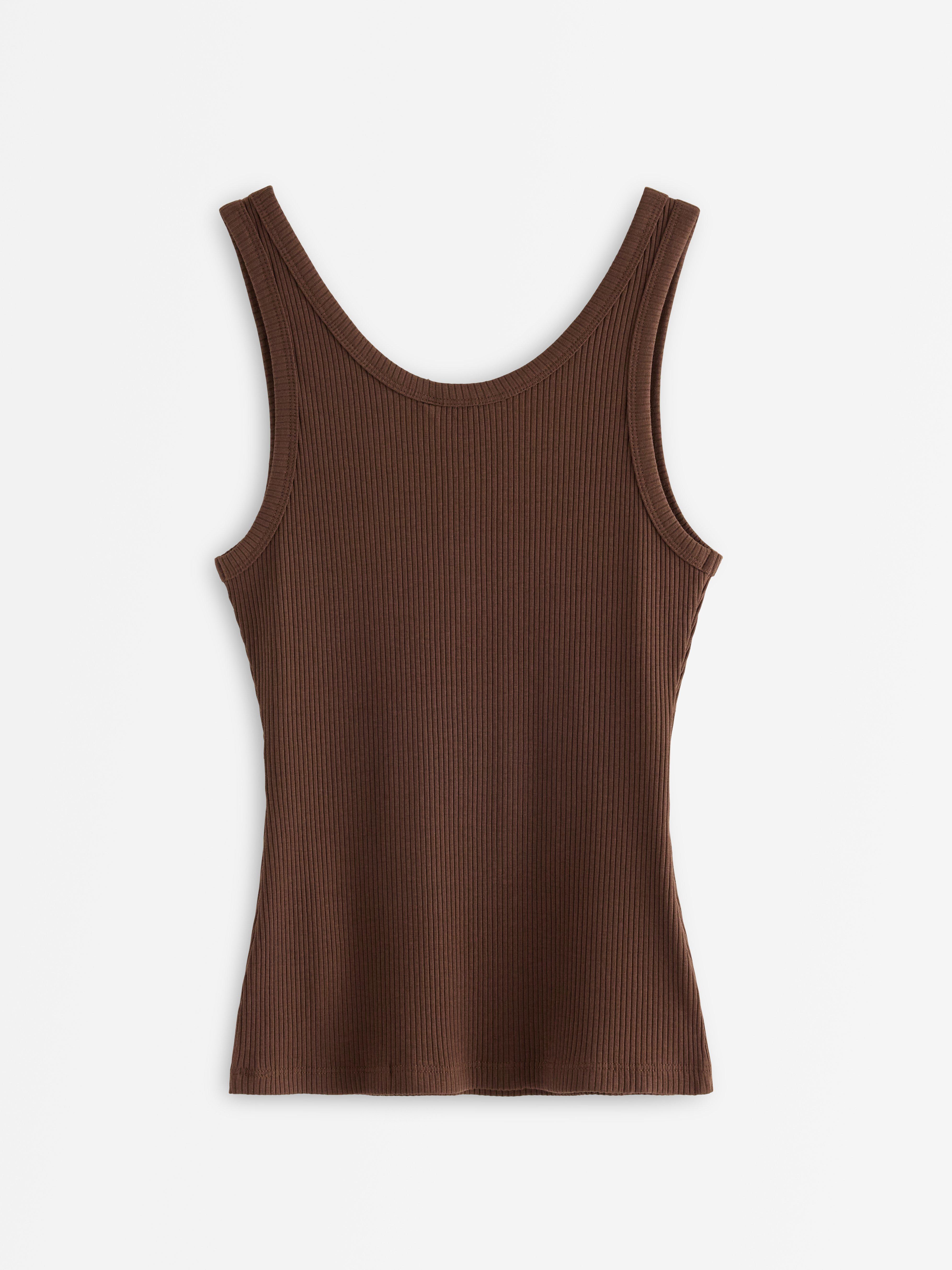 Tank Top - Womens Wear - Brown
