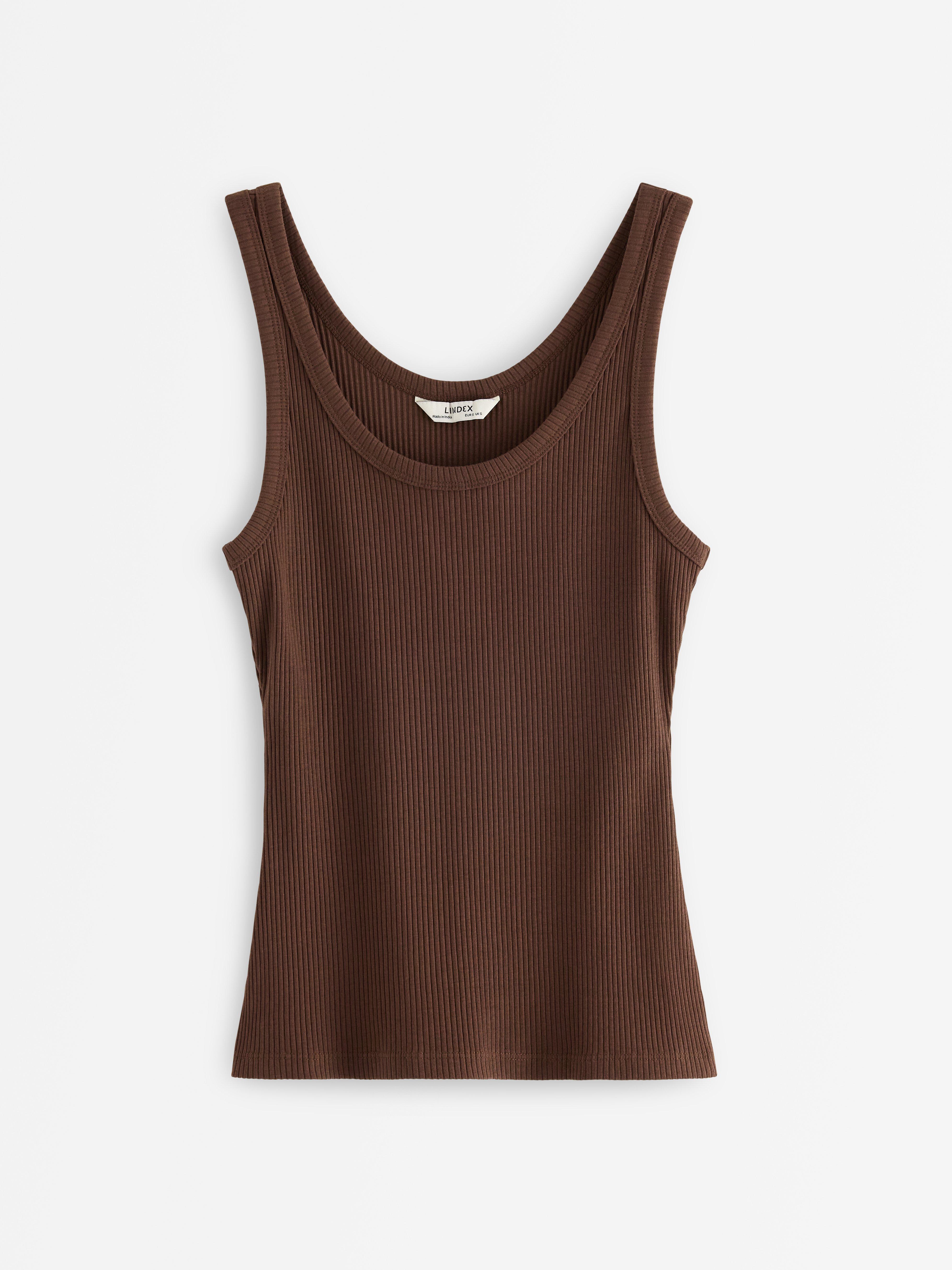 Tank Top - Womens Wear - Brown