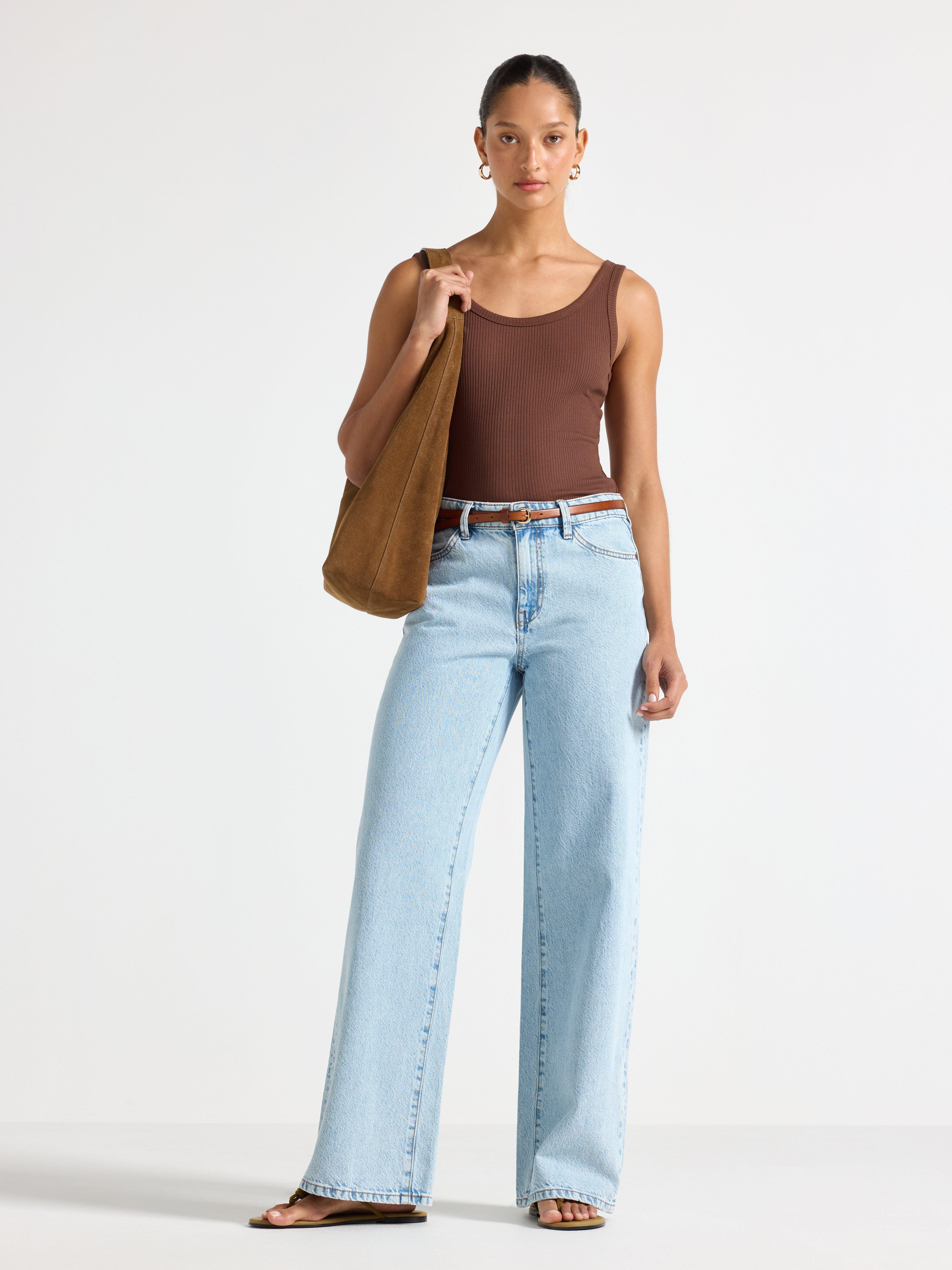 Tank Top - Womens Wear - Brown