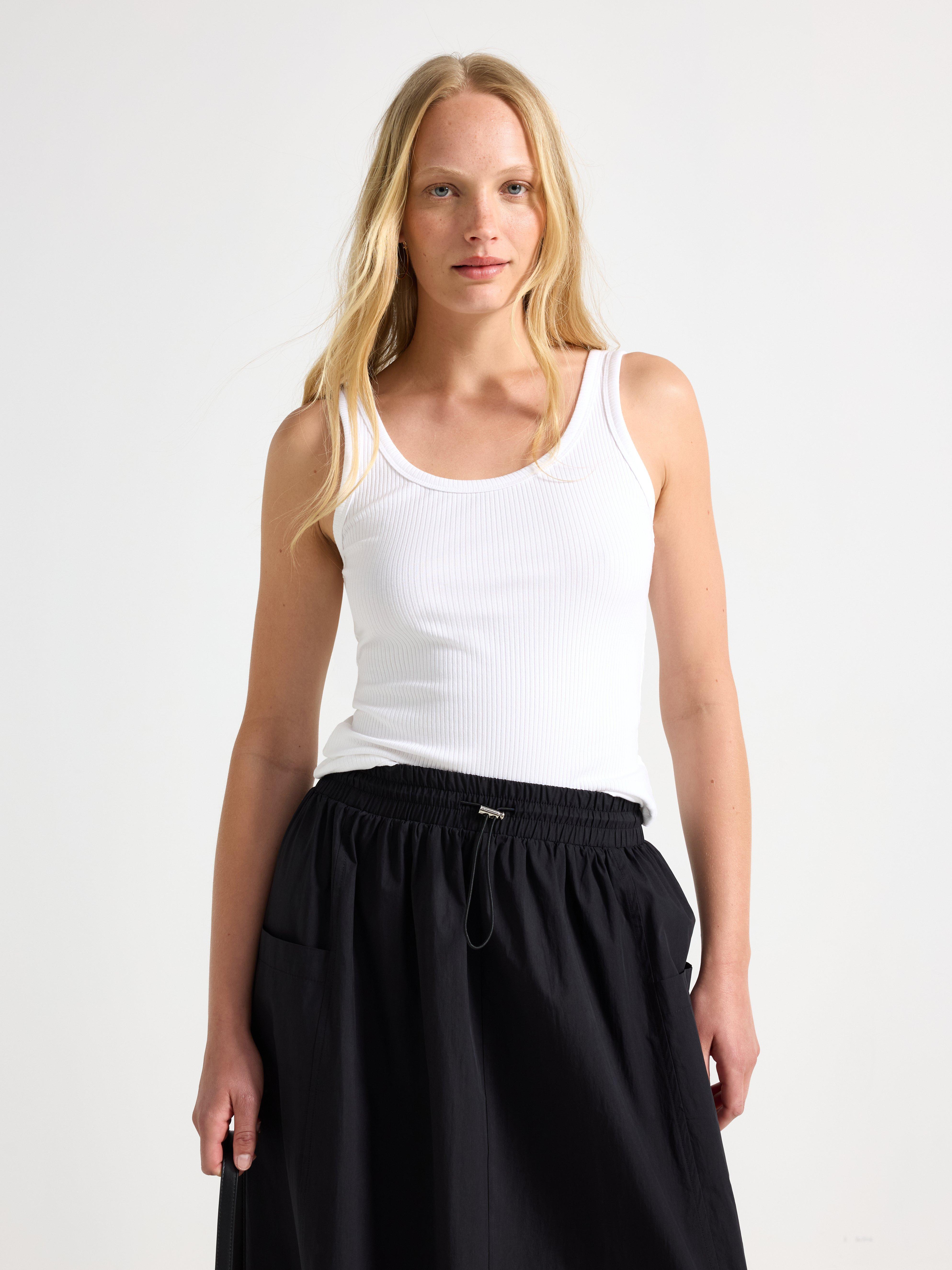 Tanktop - Dame - Hvid