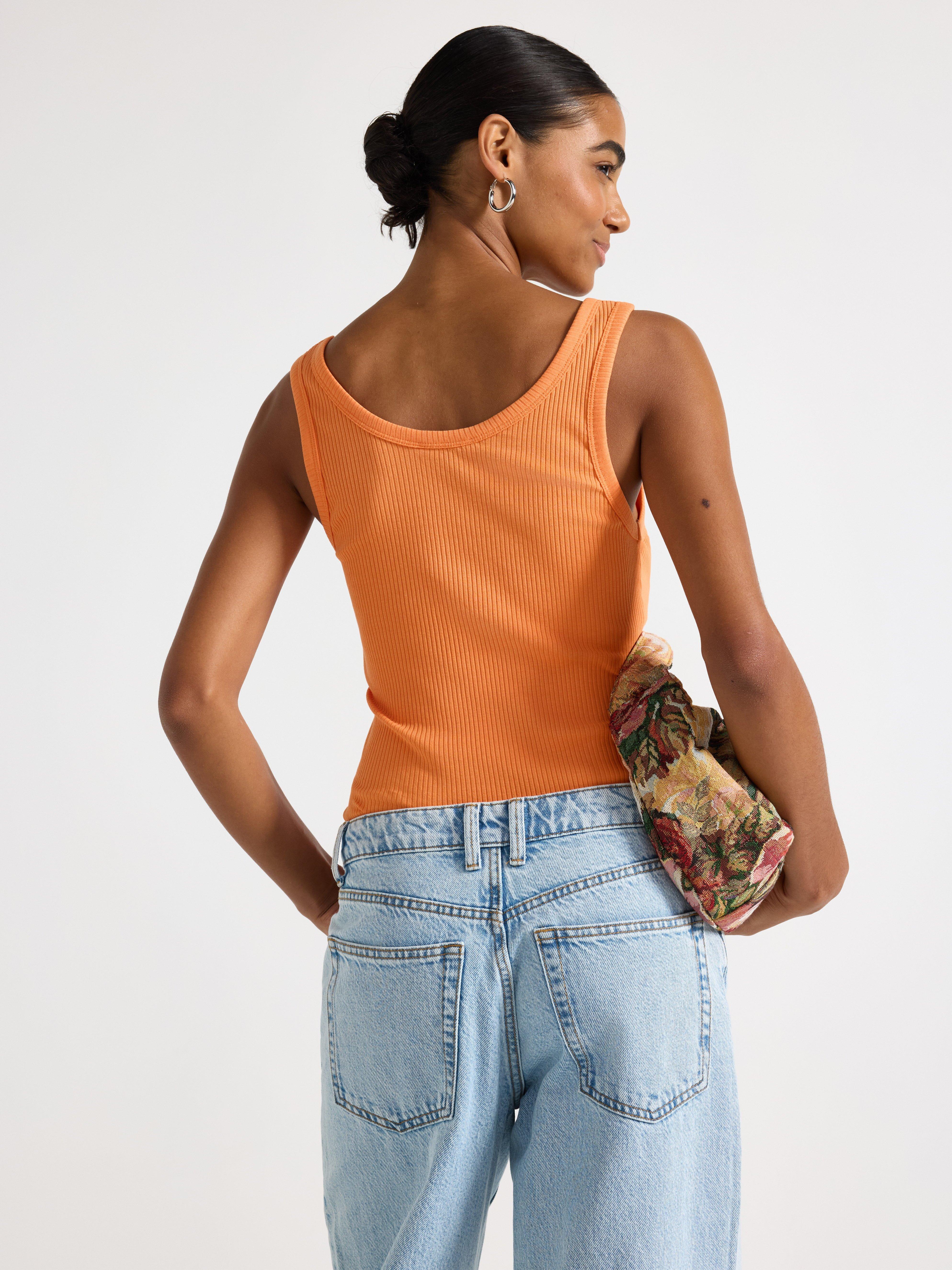 Tanktop - Dame - Orange