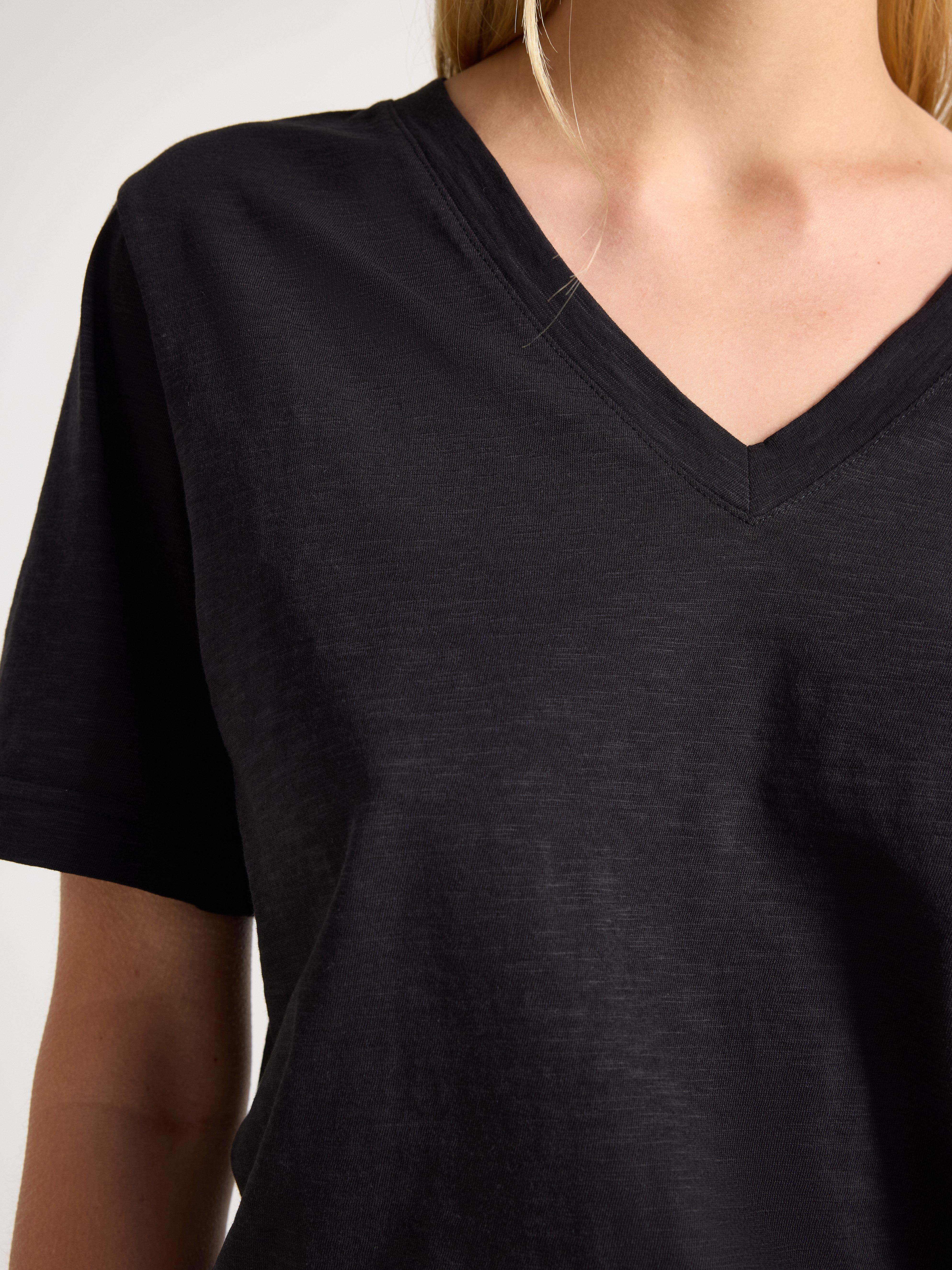 T-shirt - Dame - Sort