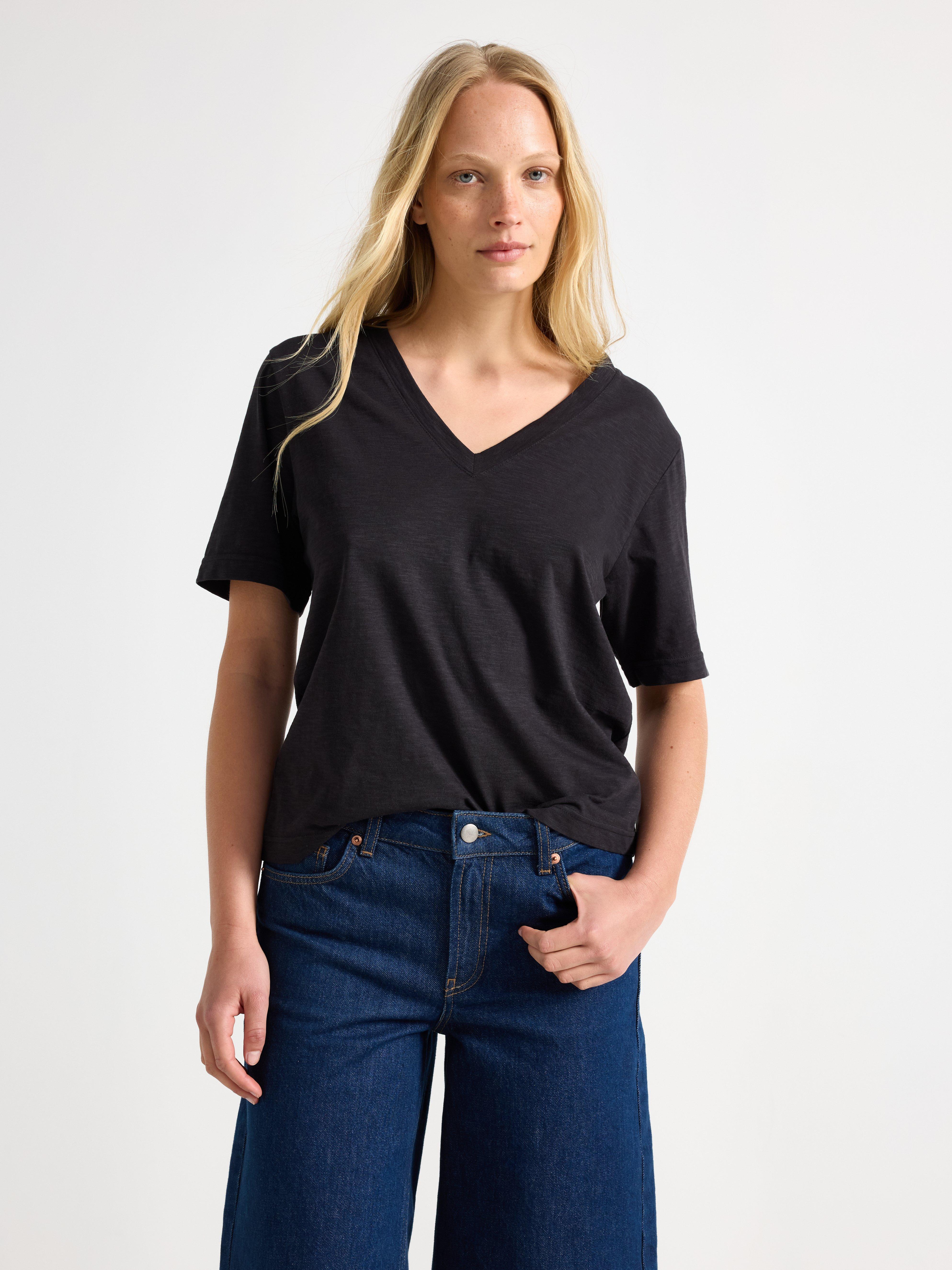 T-shirt - Dame - Svart