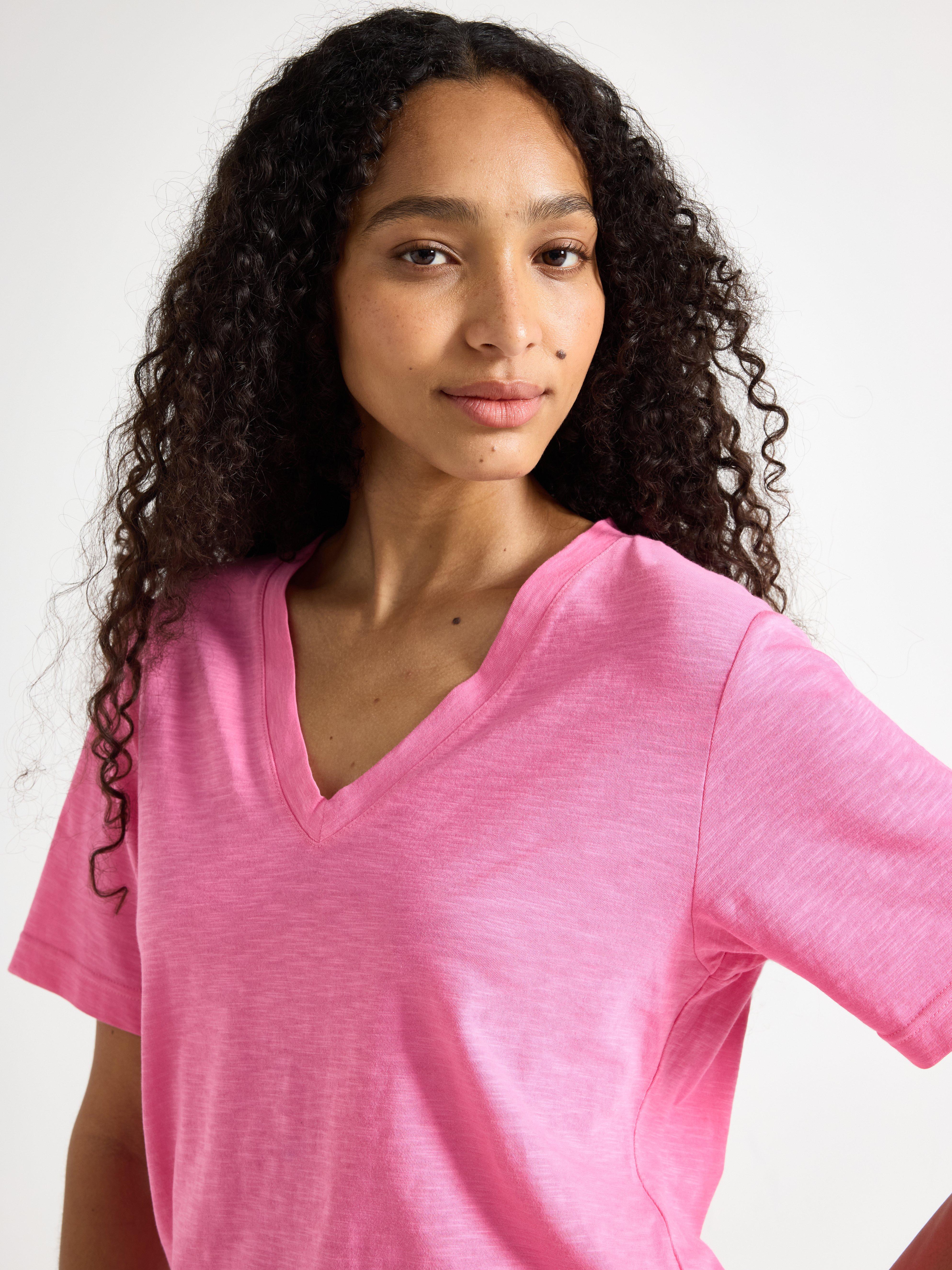 T-shirt - Dam - Rosa