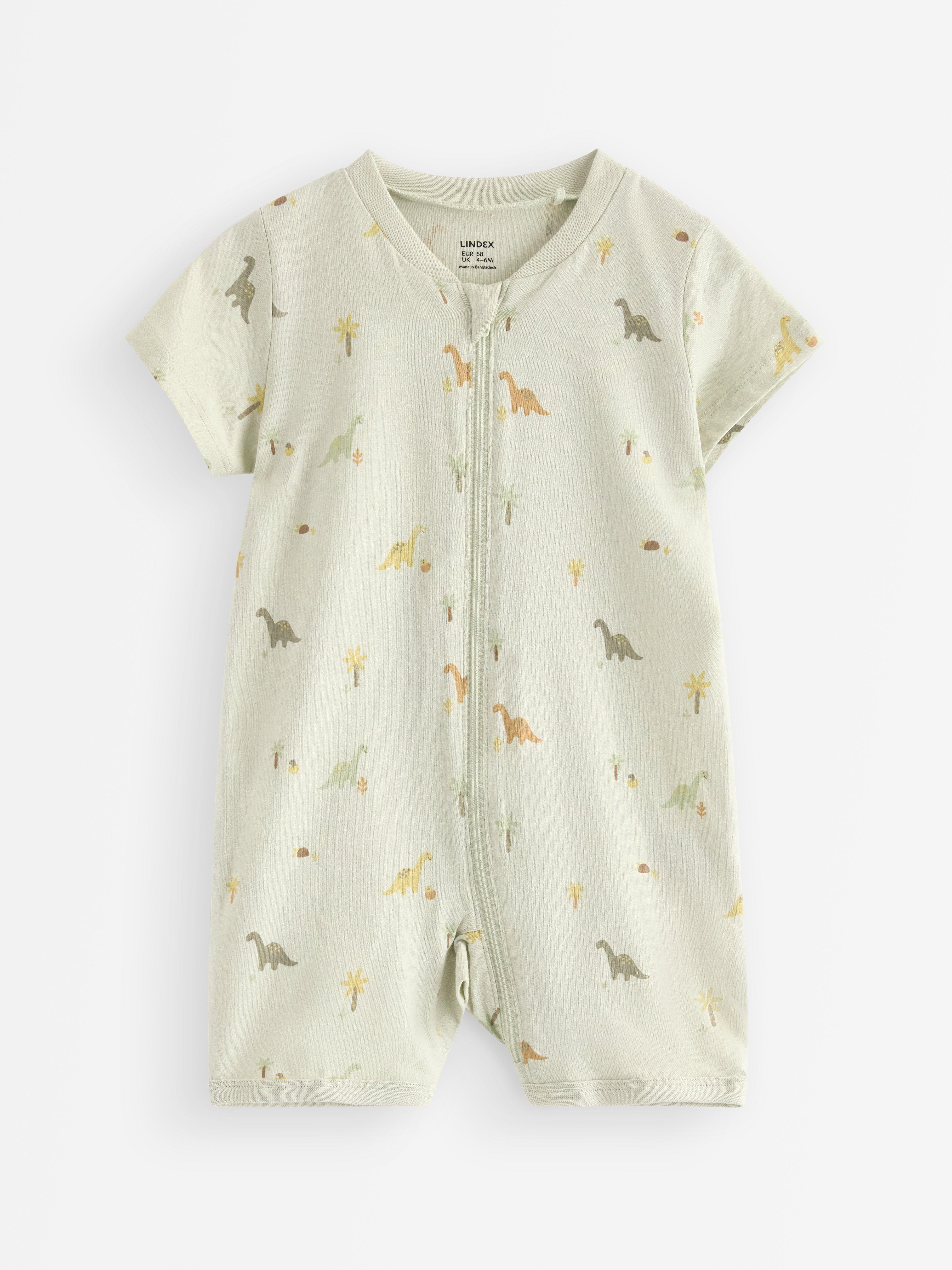 Pyjama Romper - Barn - Grønn