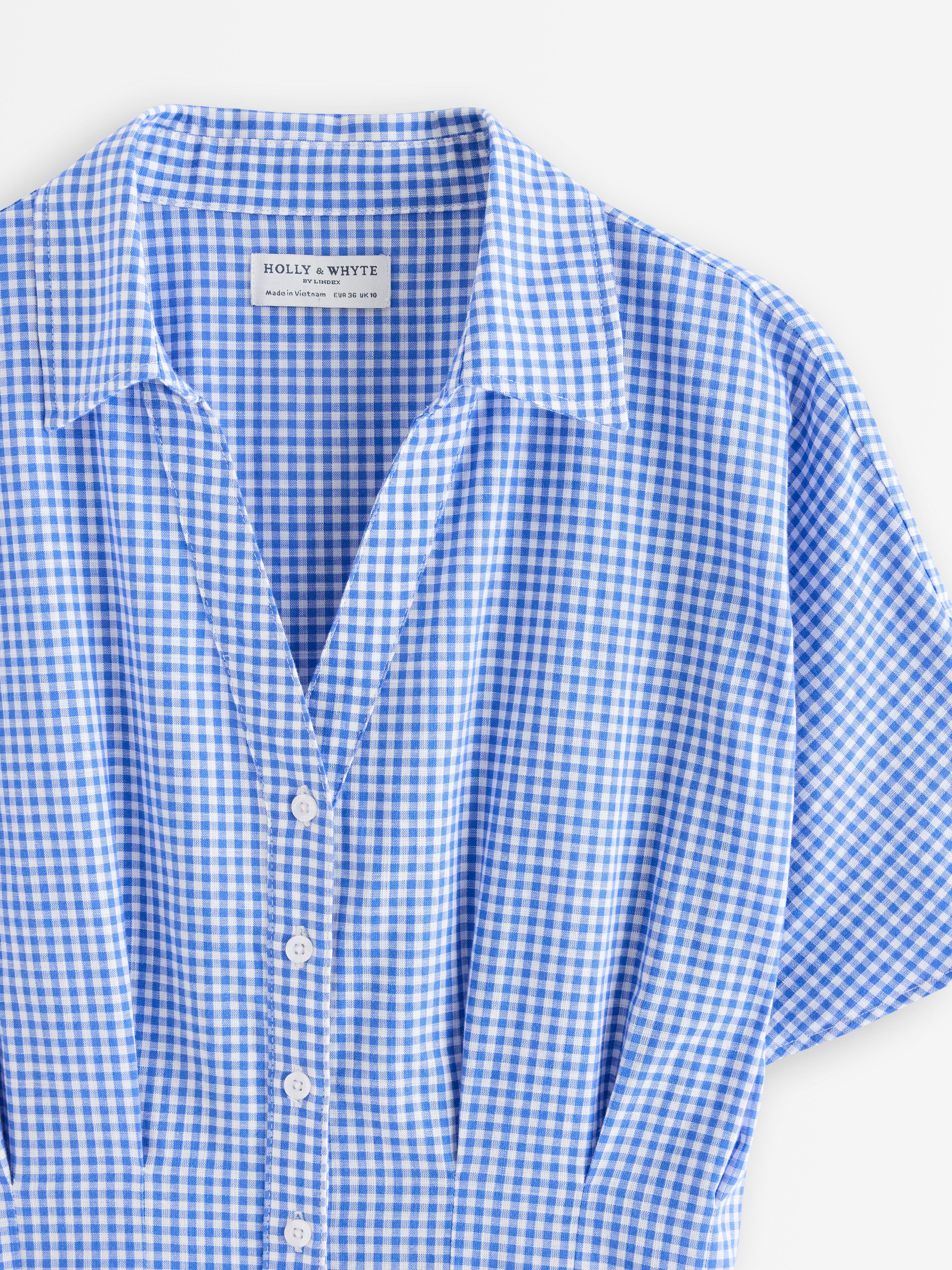 Shirt dress - Womens Wear - Blue