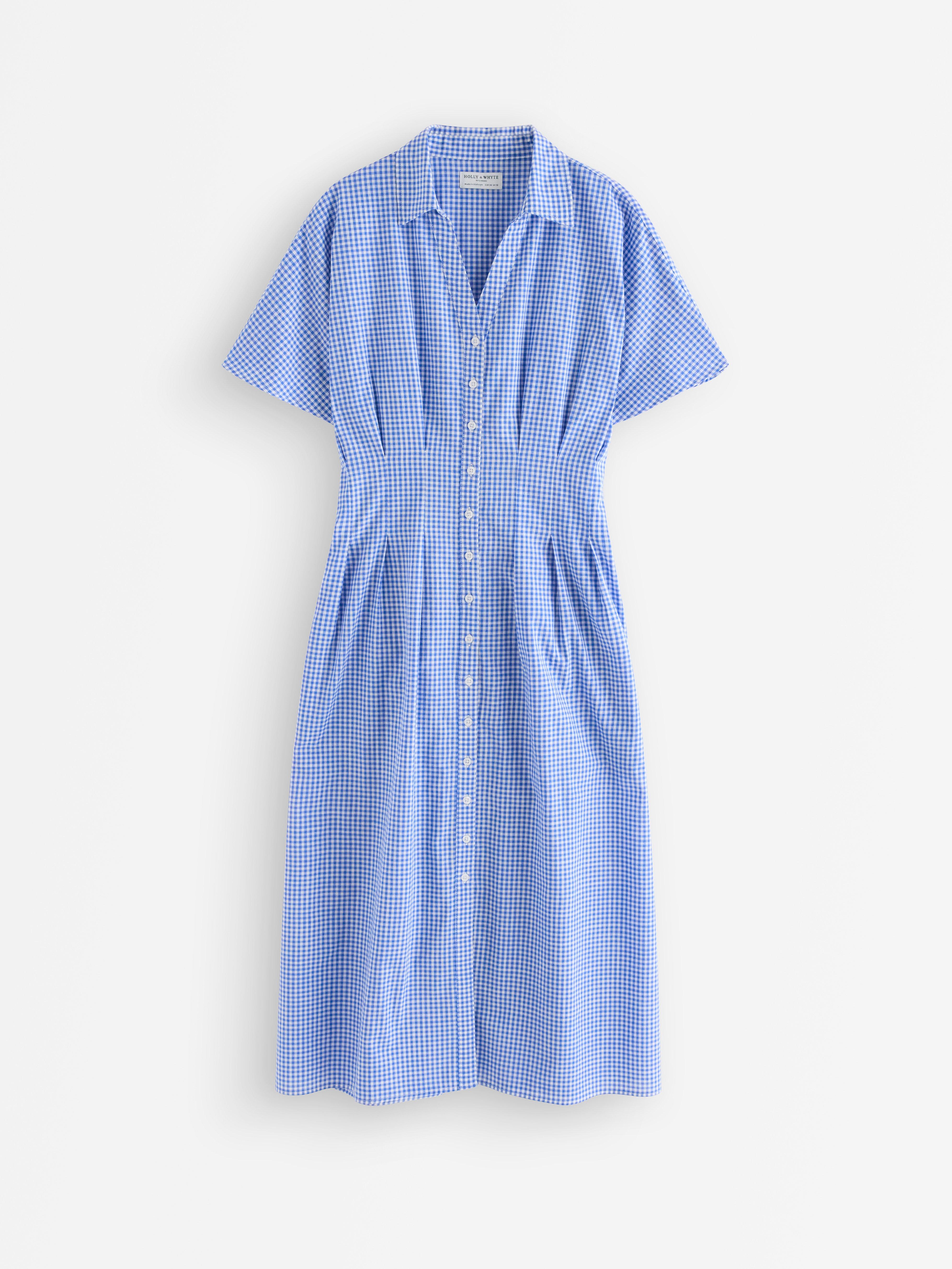 Shirt dress - Womens Wear - Blue