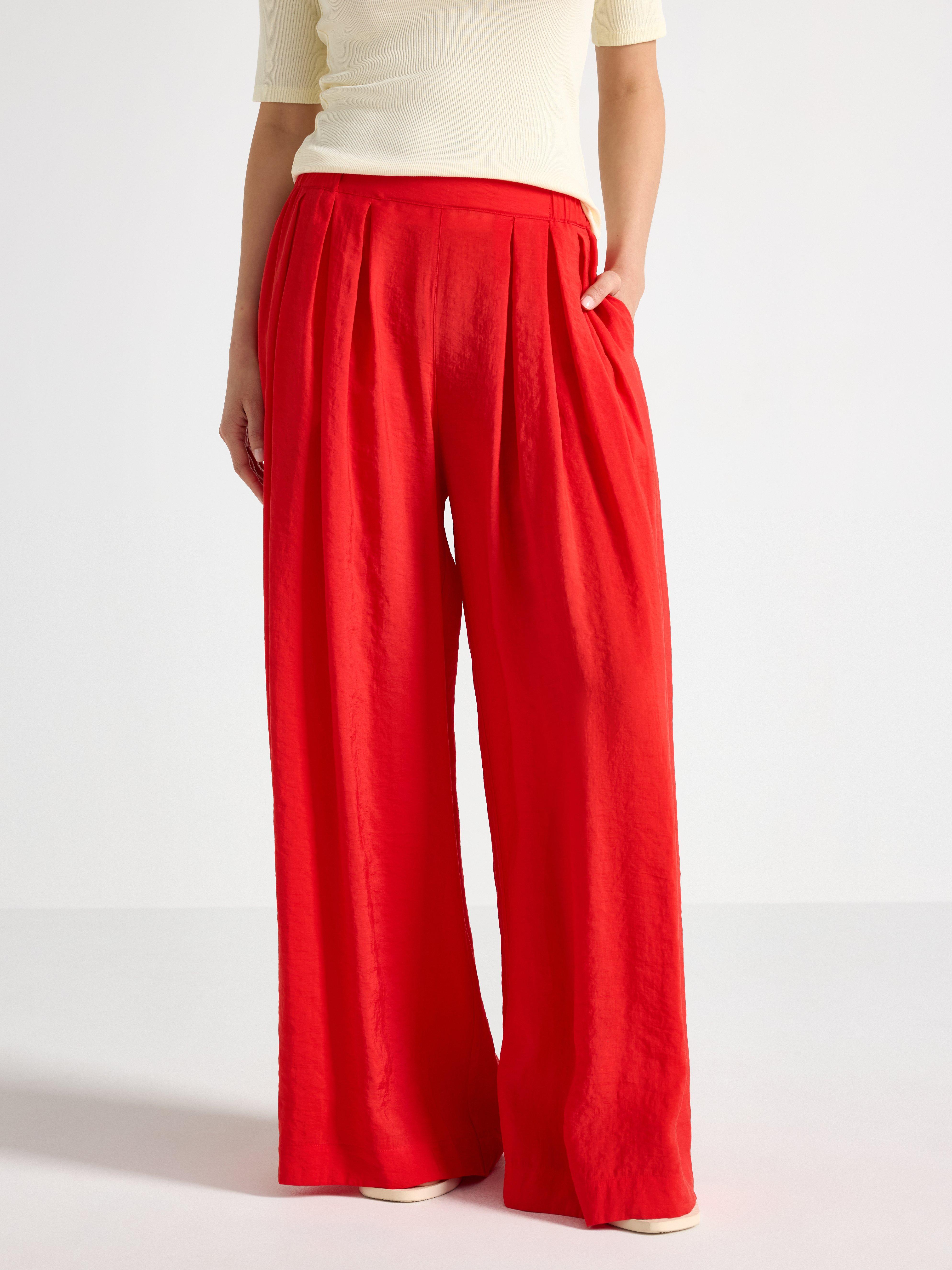 Trousers - Womens Wear - Red