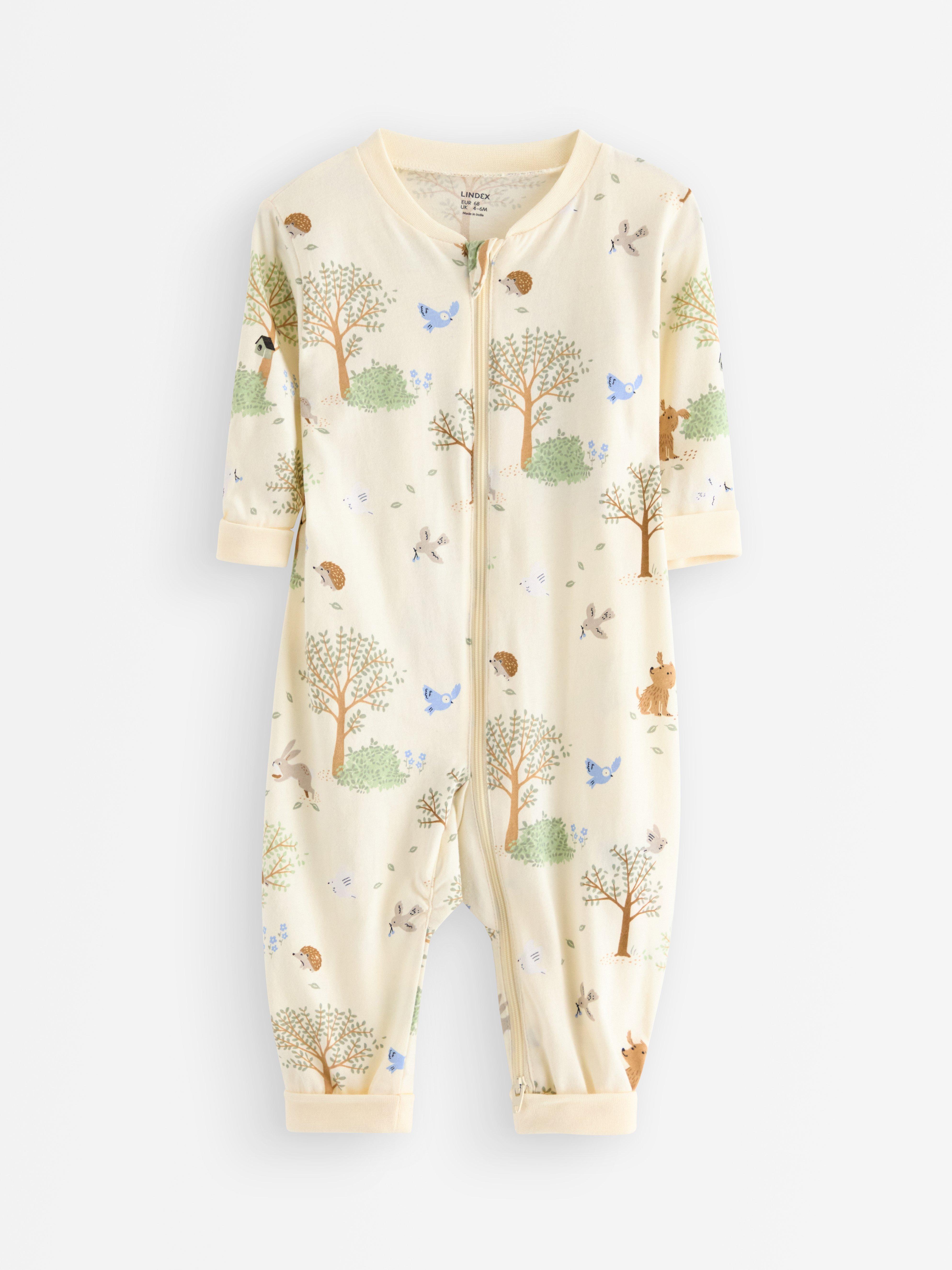 Pyjamasoverall - Barn - Vit