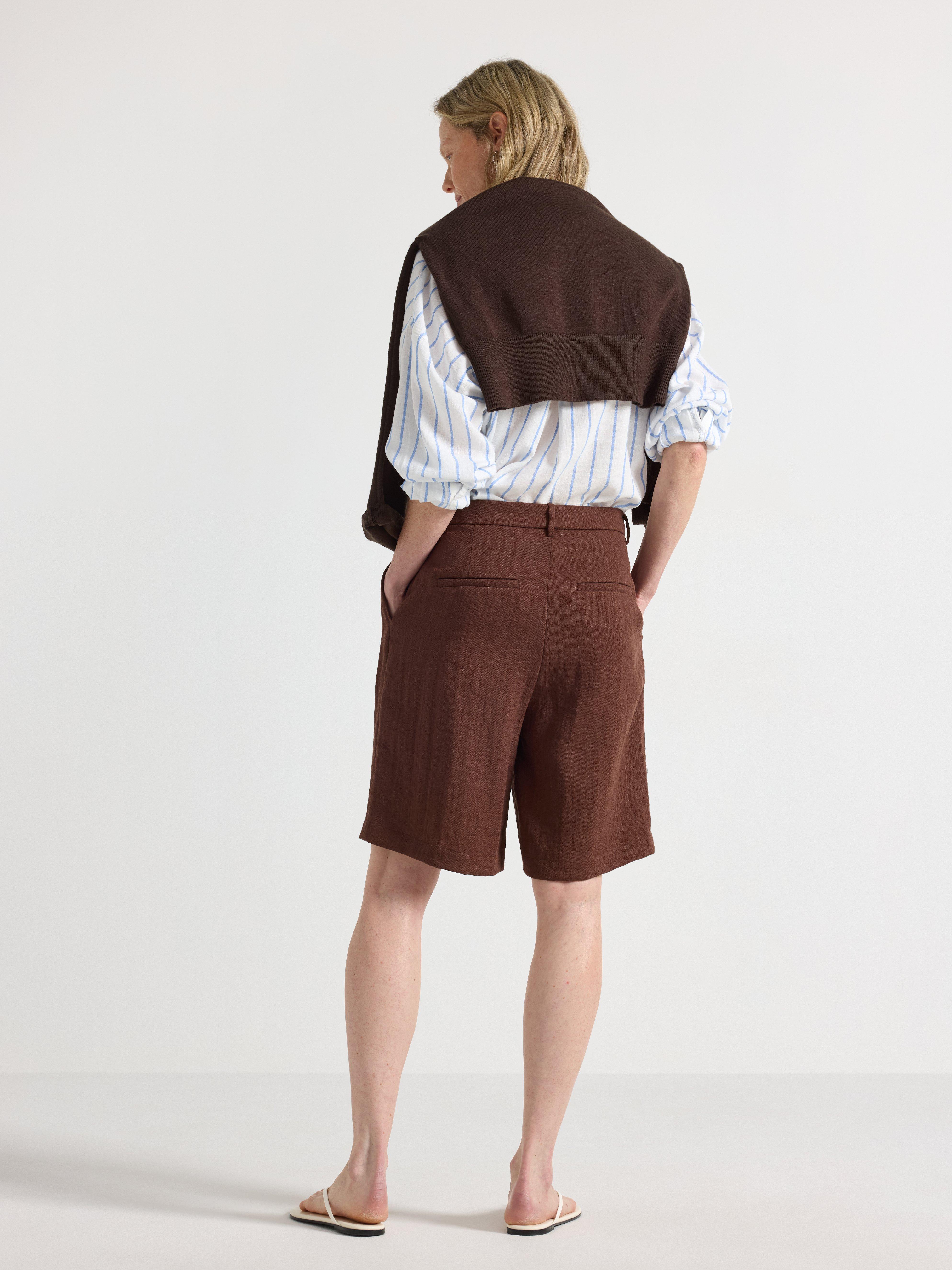 Shorts - Dame - Brun