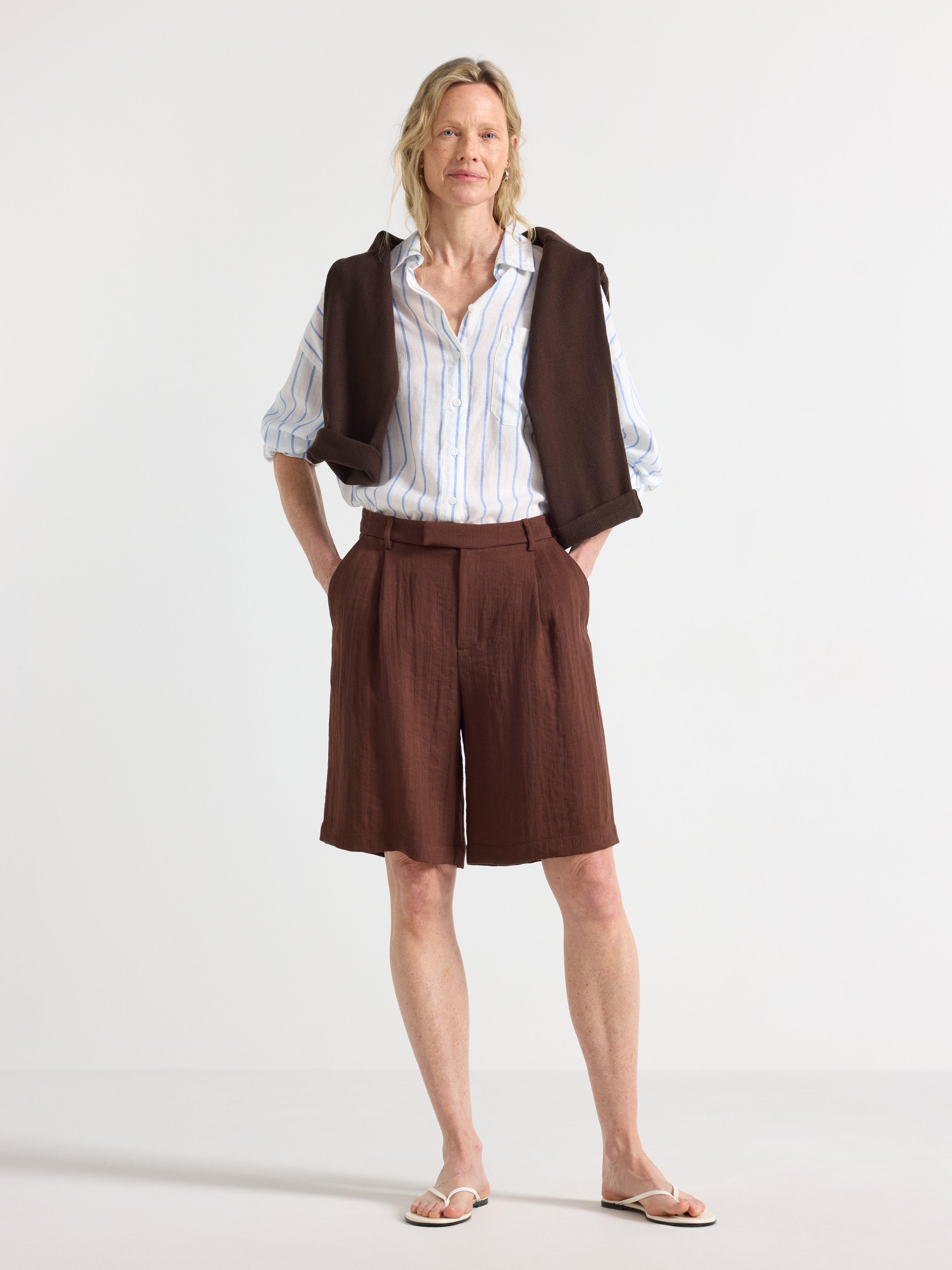 Shorts - Dame - Brun