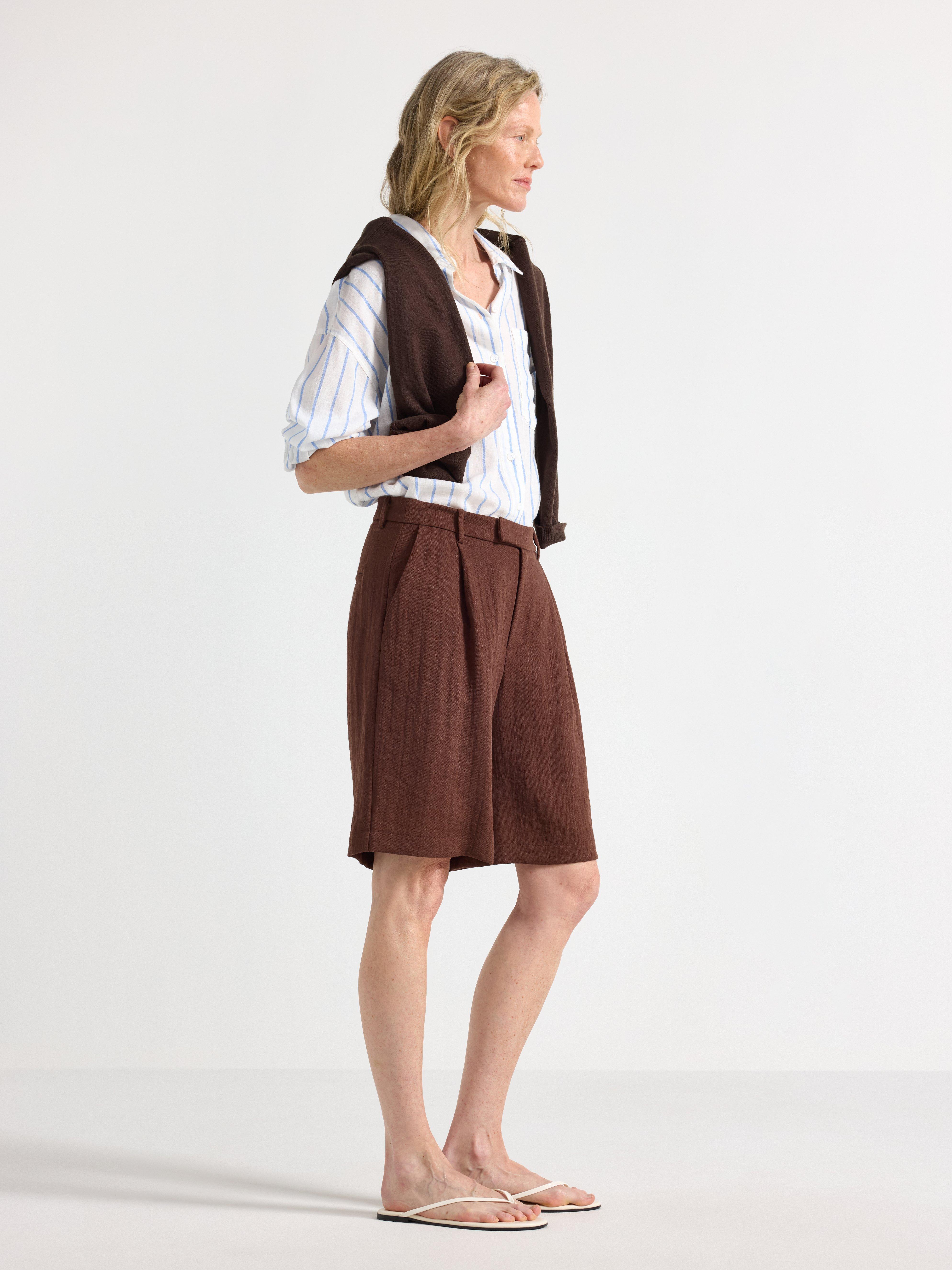 Shorts - Dame - Brun