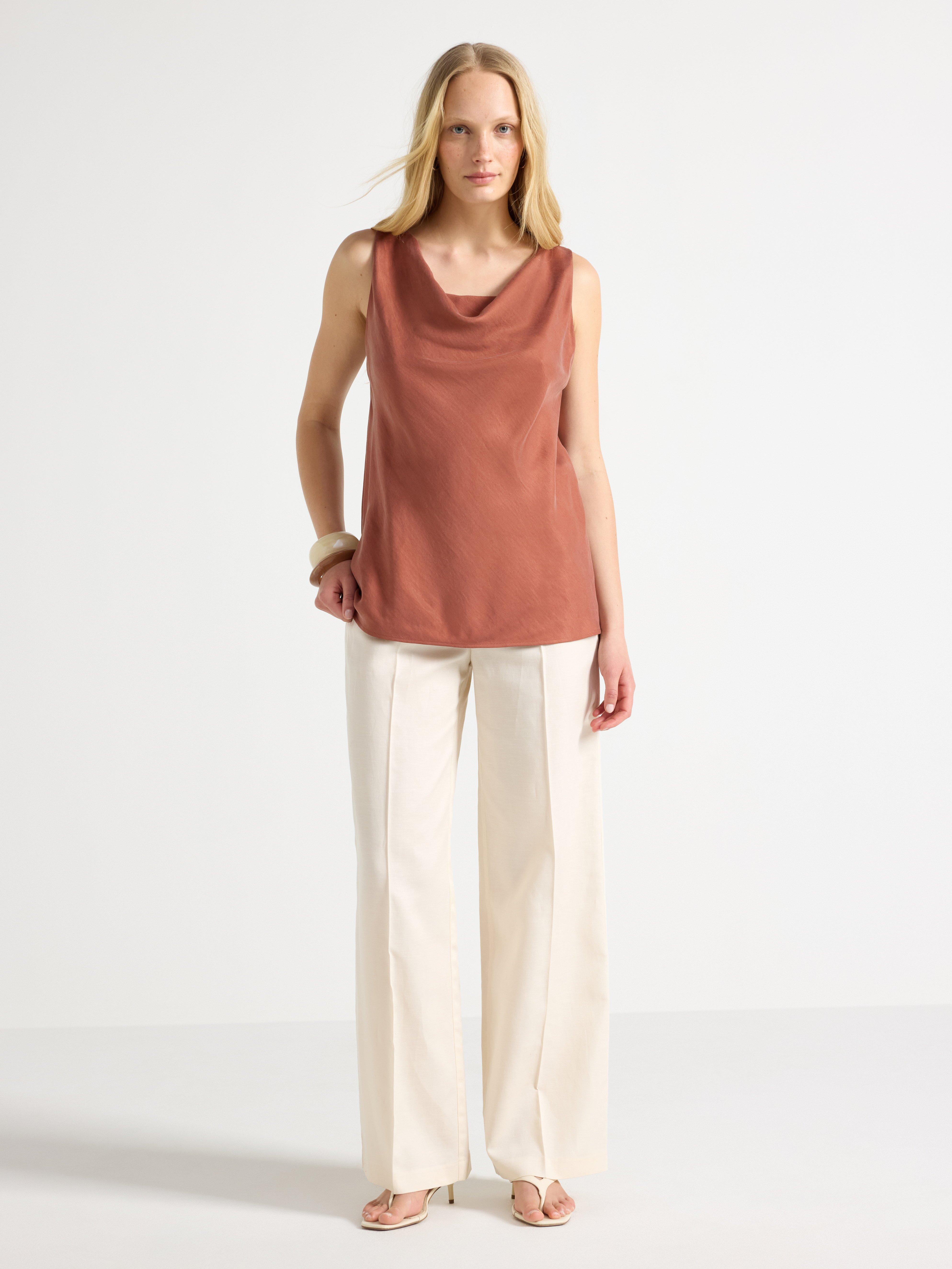 Bluse - Dame - Orange