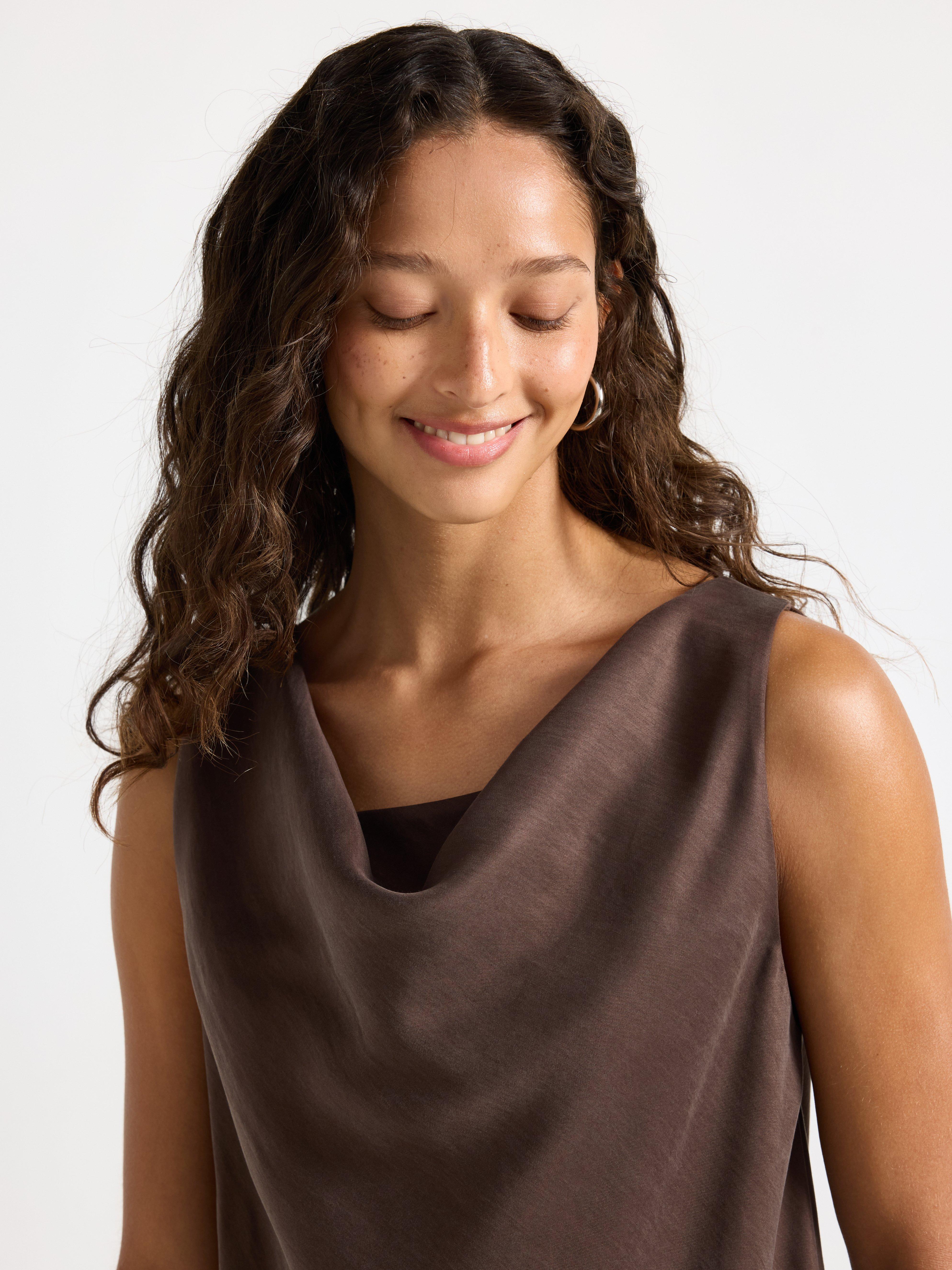 Blus - Dam - Brun
