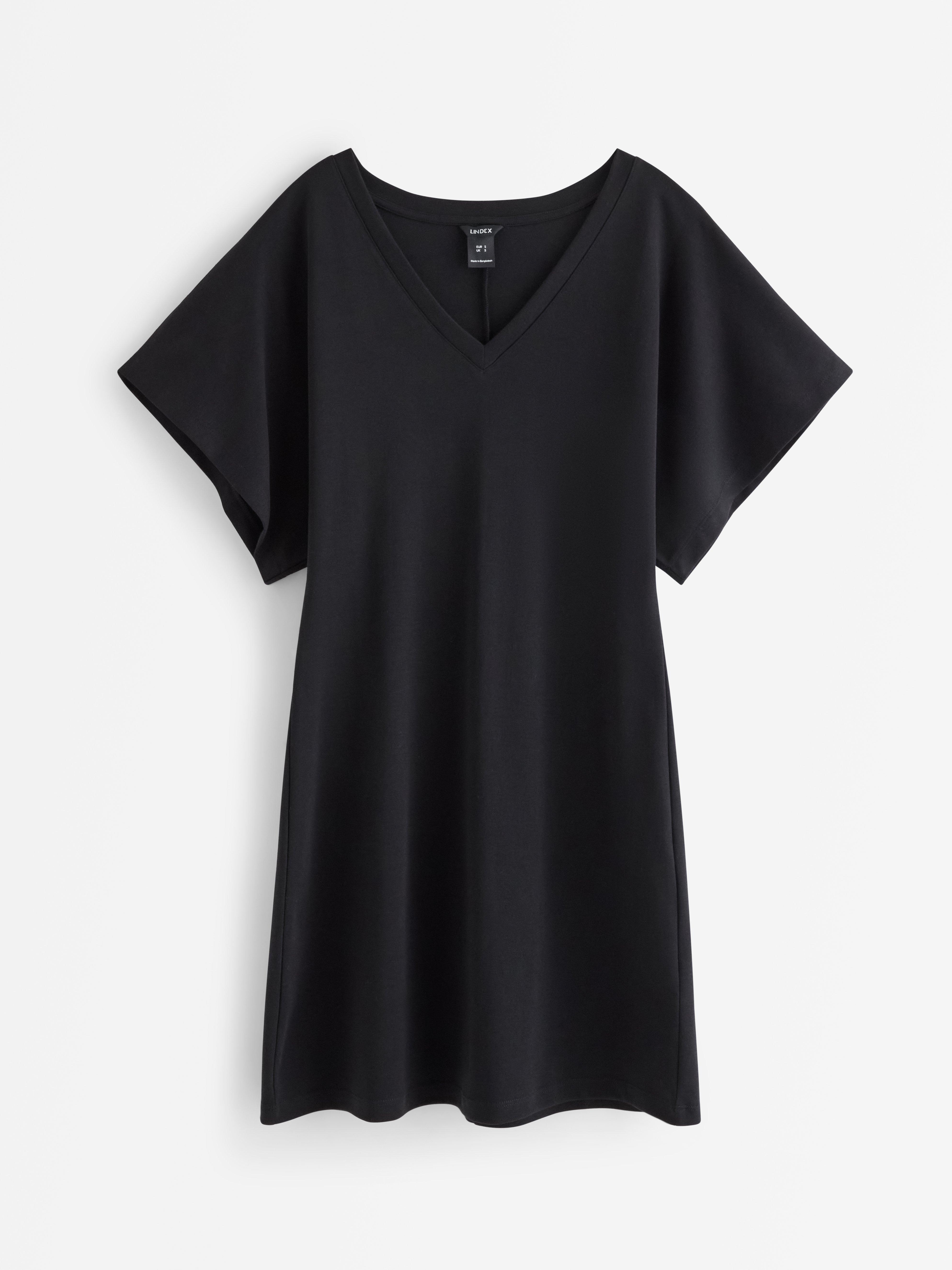 T-shirt dress - Womens Wear - Black