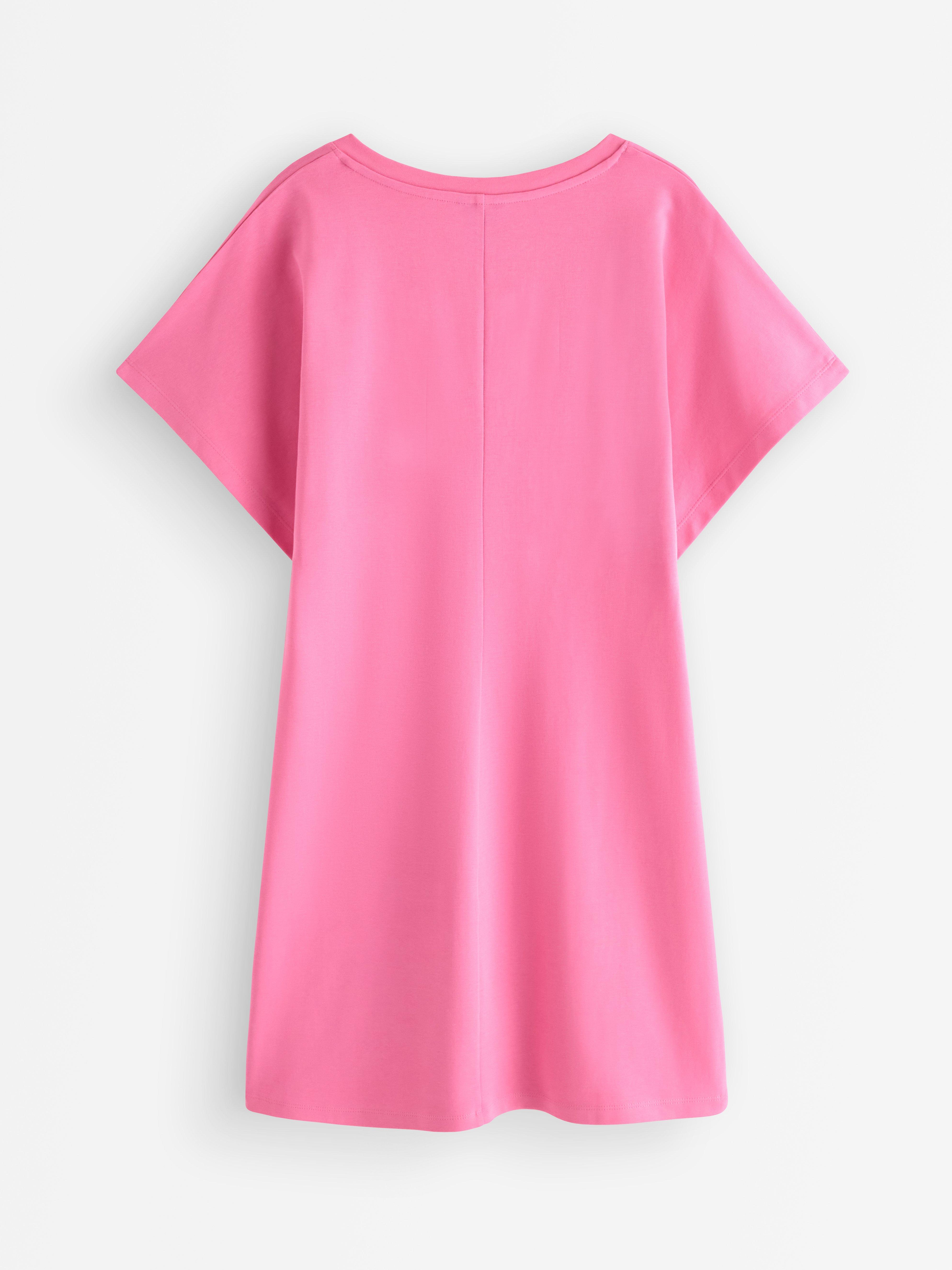 T-shirt-klänning - Dam - Rosa