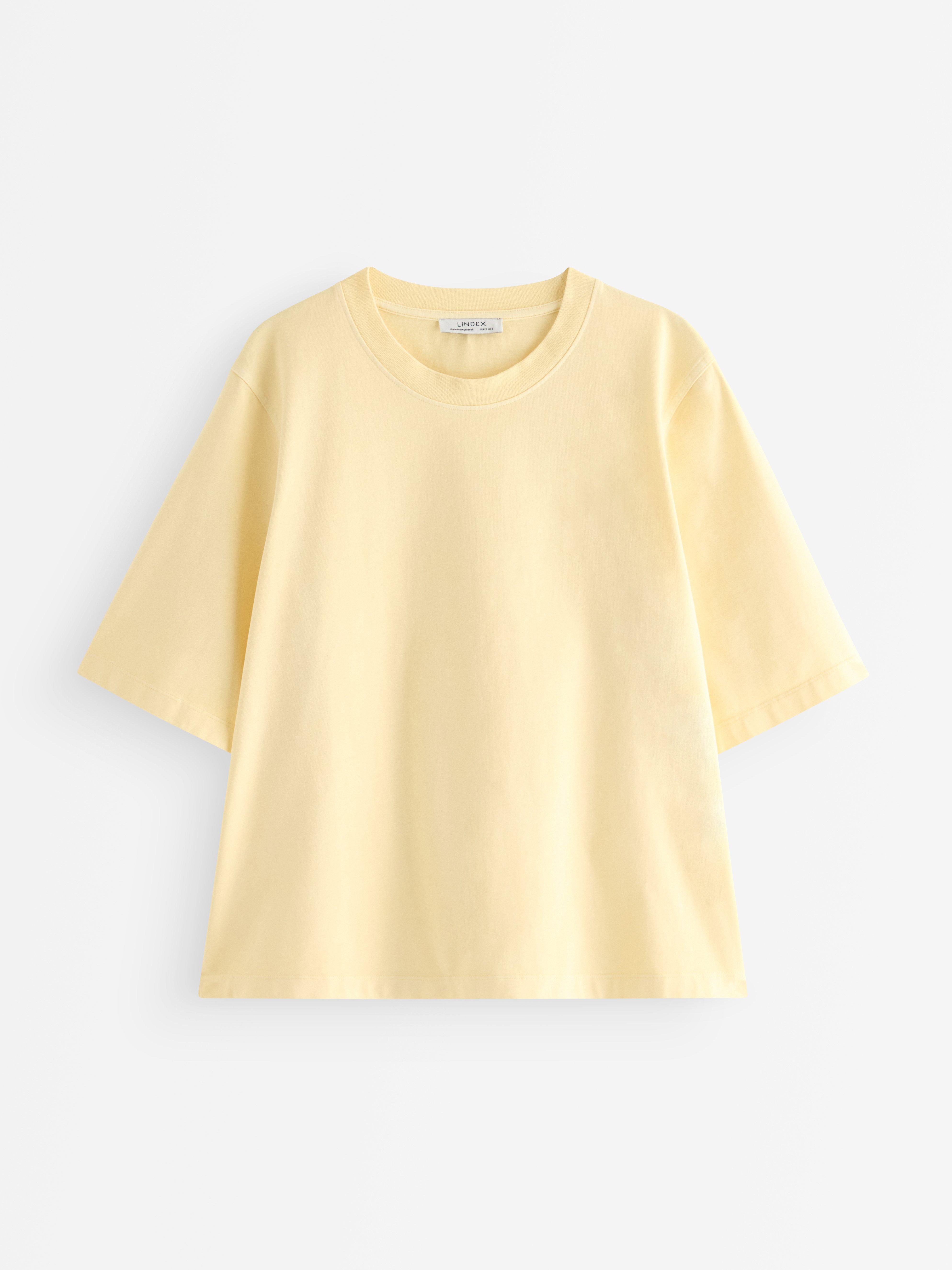 T-shirt - Dame - Gul